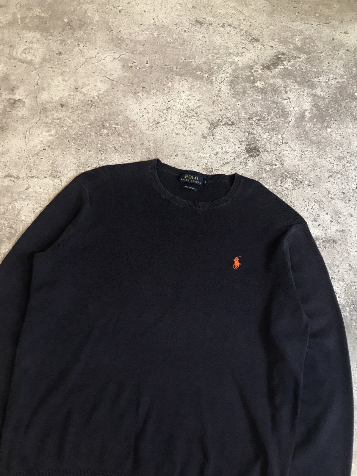 Polo Ralph Lauren × Vintage VINTAGE SWEATER POLO RALPH LAUREN Y2K SMALL LOGO FADED Size US S / EU 44-46 / 1 - 3 Thumbnail