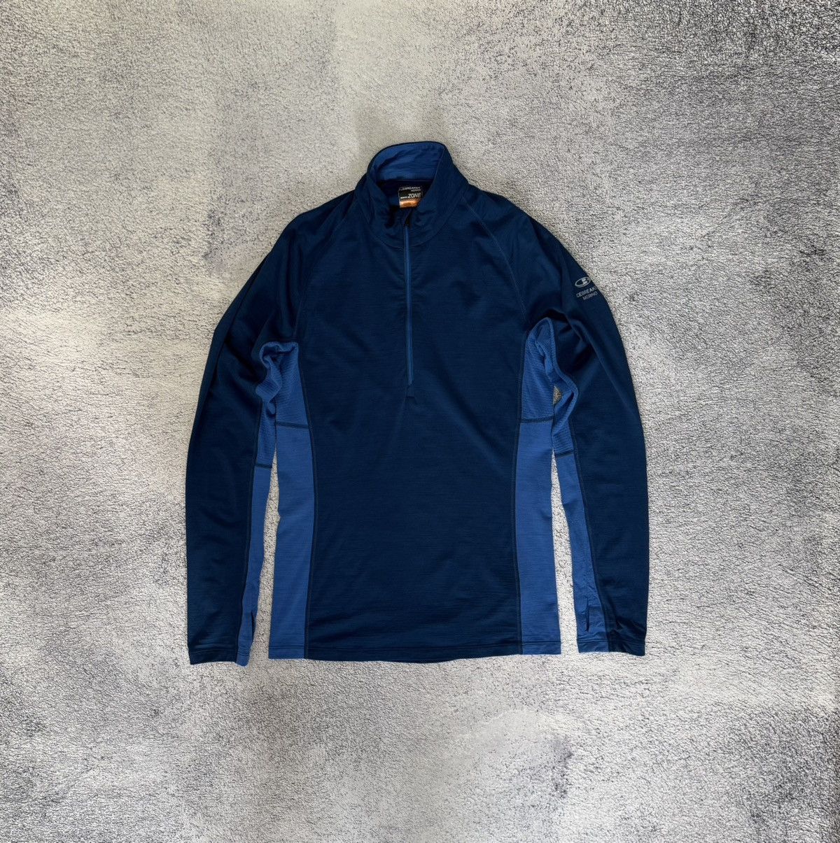 Icebreaker Icebreaker Merino Bodyfit Zone 1/4 Zip Base Layer MenS Wool Size US S / EU 44-46 / 1 - 4 Thumbnail