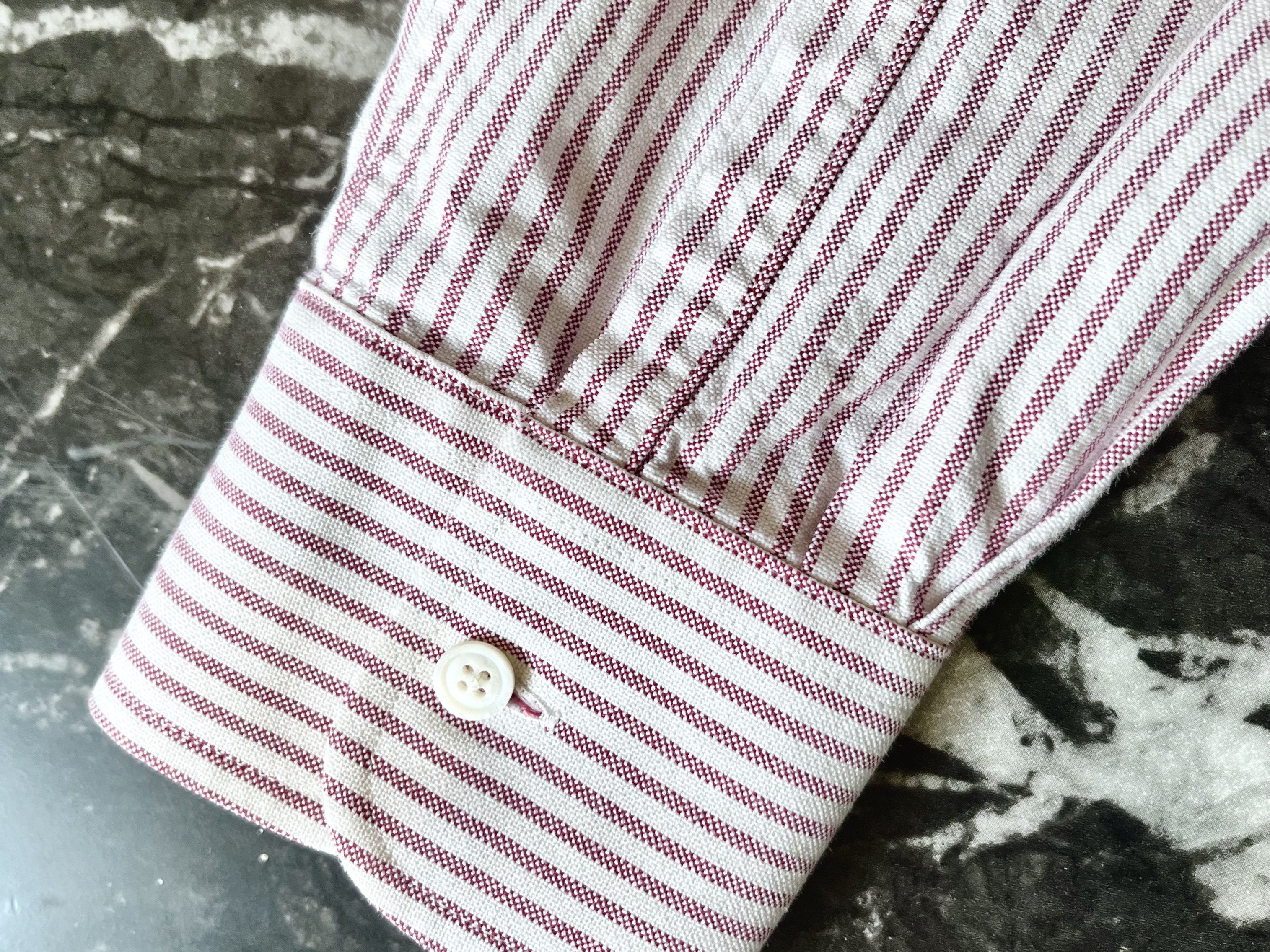Brooklyn Tailors Brooklyn Tailors 100% Cotton Slim Pinstripe Shirt Size US M / EU 48-50 / 2 - 6 Thumbnail