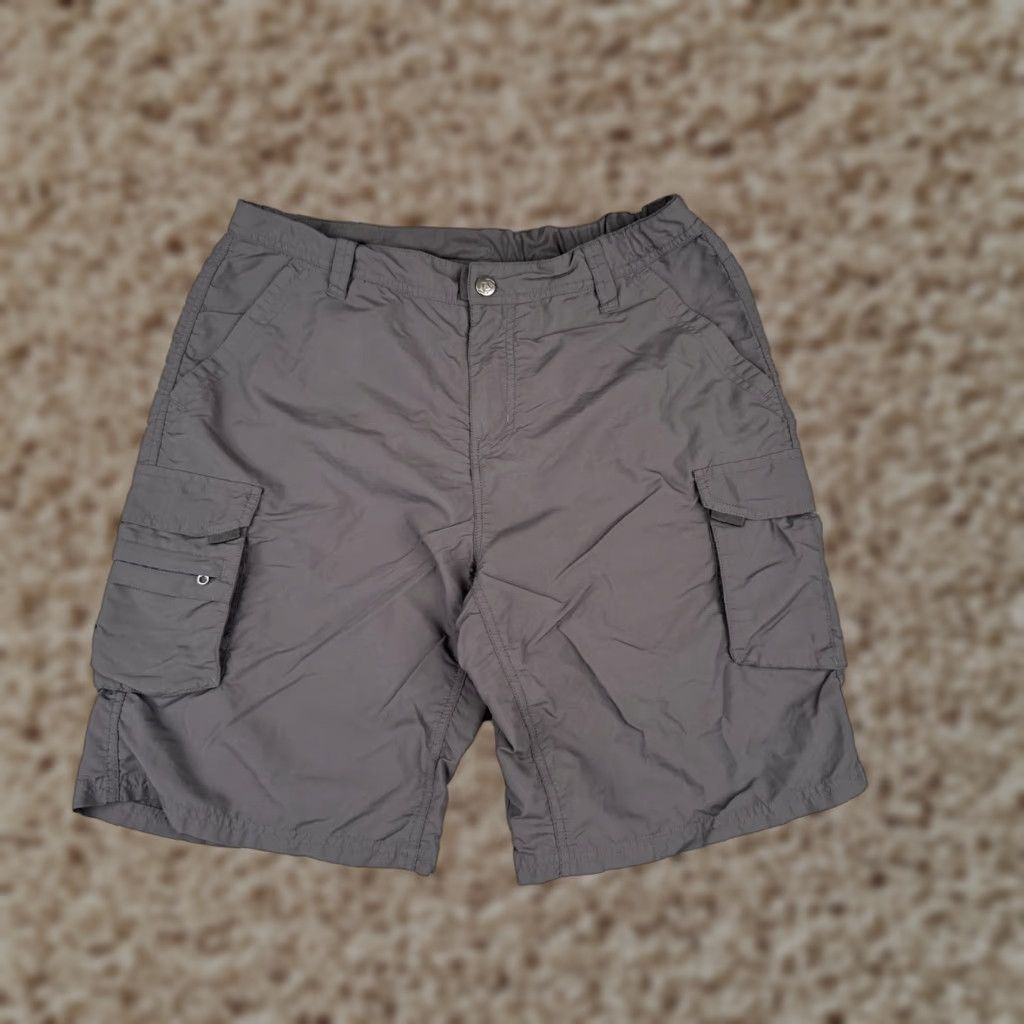 Vintage REI Shorts Women 12 Gray Cargo 100% Nylon Blend Hiking Camping Outdoor 32x9 Cargo Pocket Pockets Size 34" / US 12 / IT 48 - 1 Thumbnail