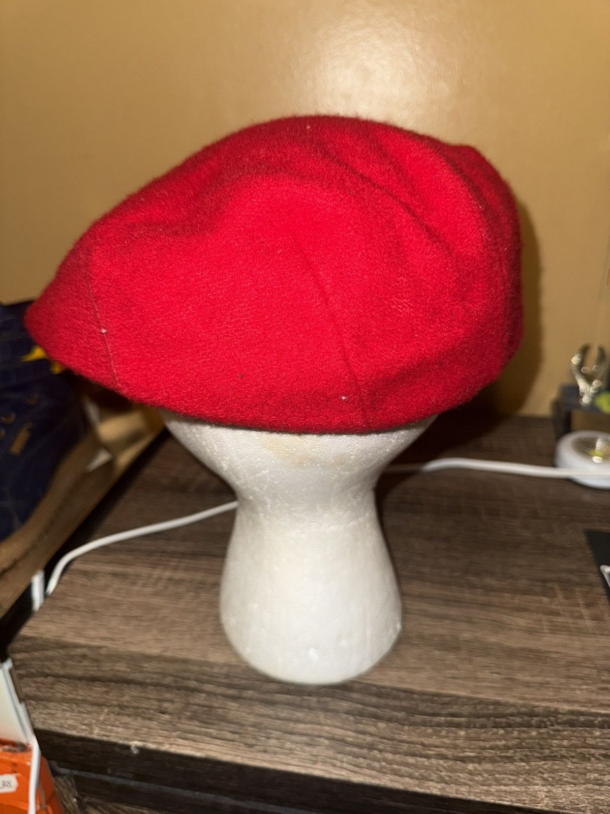 Saks Fifth Avenue Dobbs Fifth Avenue Red Cashmere/wool Hat XL 7 1/2 - 7 5/8 Size ONE SIZE - 3 Thumbnail