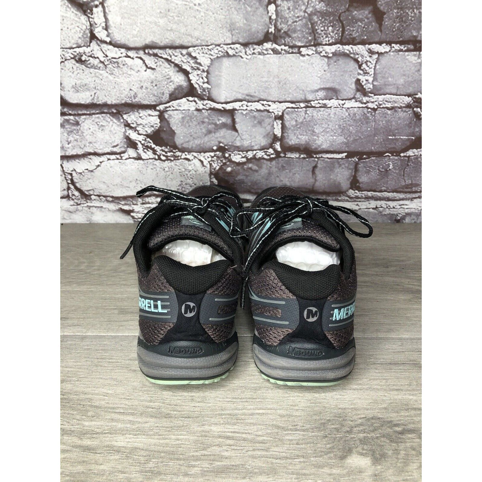 Merrell MERRELL Adventurine Black Aqua Mesh Lace Up Running Shoes Wo Size US 8.5 / IT 38.5 - 5 Thumbnail