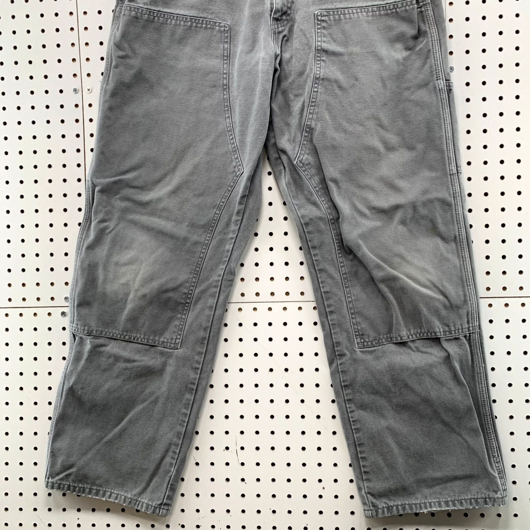 Dickies Dickies Carpenter Pants Mens 34x30 Gray Workwear 5-Pocket Cotton Canvas Straight Leg Modern 874 Double Knees Size US 34 / EU 50 - 6 Thumbnail