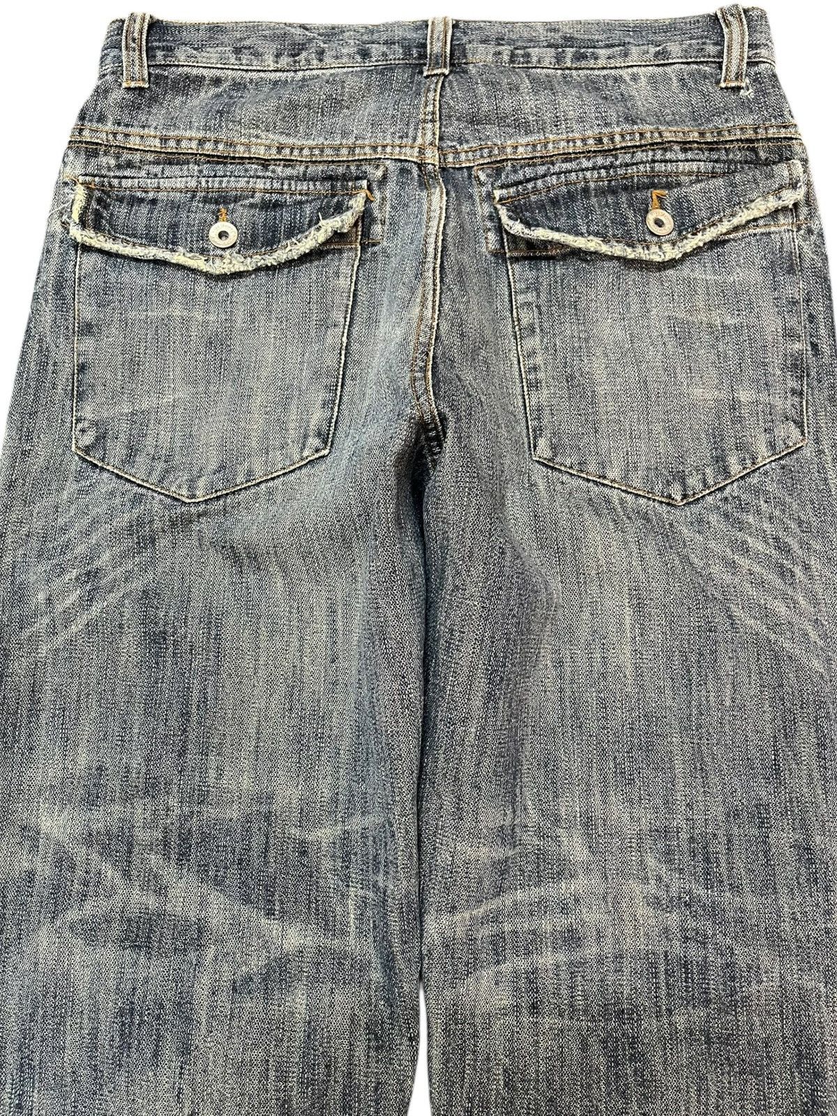 Japanese Brand × Vintage Vintage Japanese Brand Baggy Grunhe Distressed Denim Size US 30 / EU 46 - 6 Thumbnail
