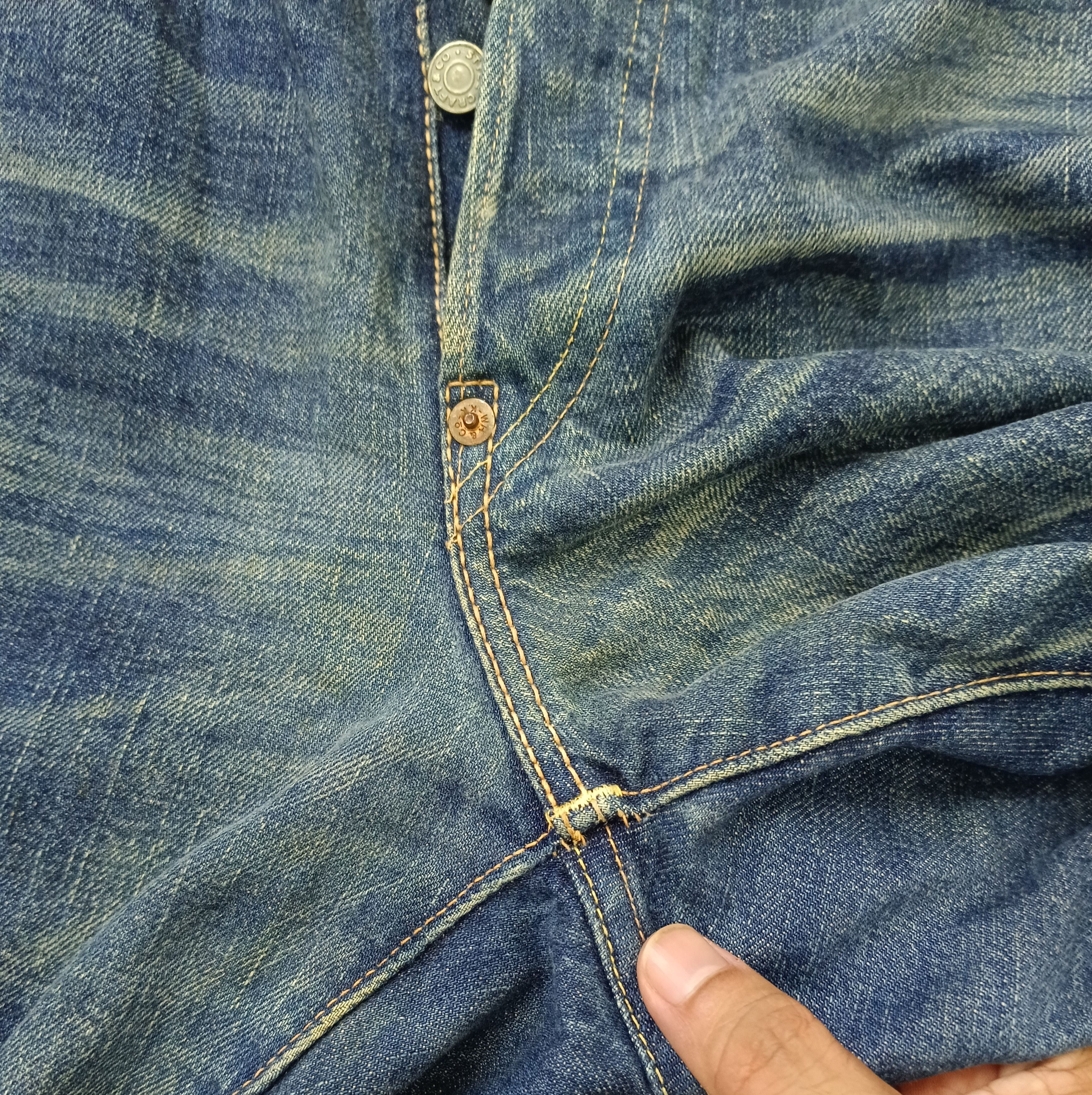 Evisu SICK🔥EVISU SIOTANI BRITHERS TRAVIS SCOTT SELVEDGE Size US 36 / EU 52 - 7 Thumbnail