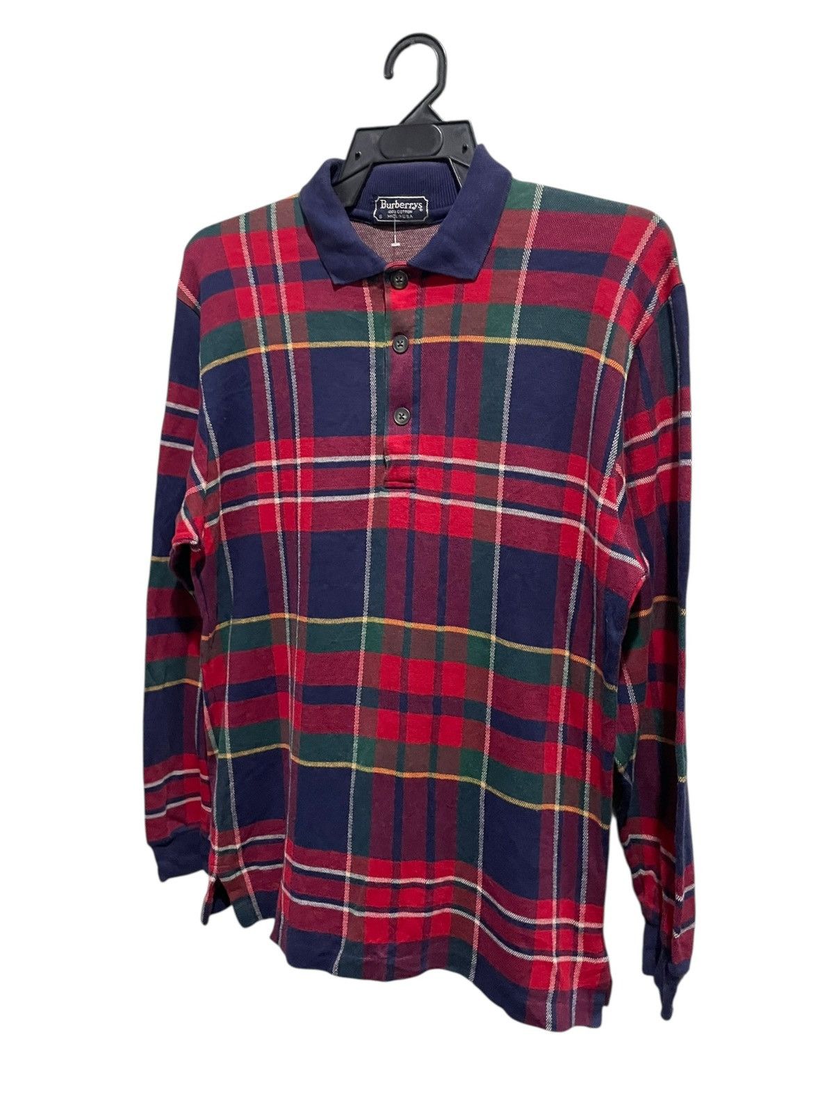 Burberry VTG 80s BURBERRY MADE IN USA CHECKERED L/S SHIRTS Size US S / EU 44-46 / 1 - 5 Thumbnail
