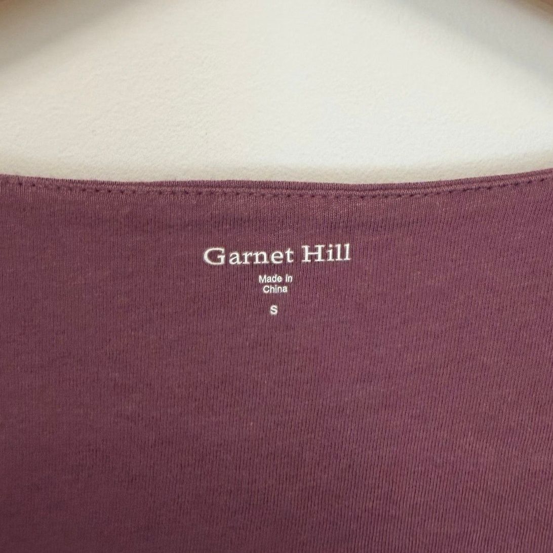 Other Garnet Hill Folkloric Purple Embroidered 3/4 Sleeve Shirt S Size S / US 4 / IT 40 - 2 Thumbnail