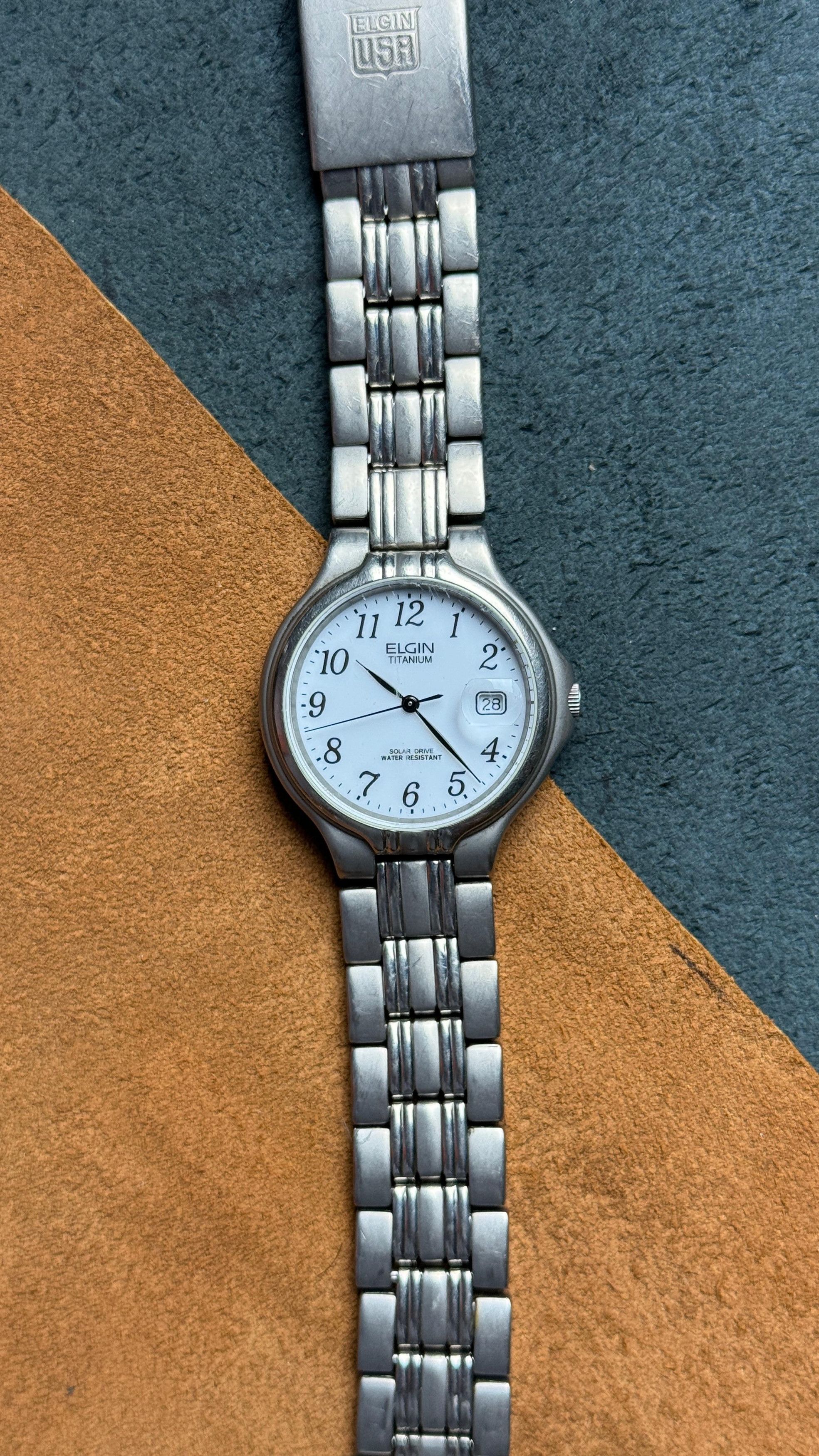 Elgin National Watch Company Vintage Elgin USA Titanium (Solar Powered) Size ONE SIZE - 2 Thumbnail
