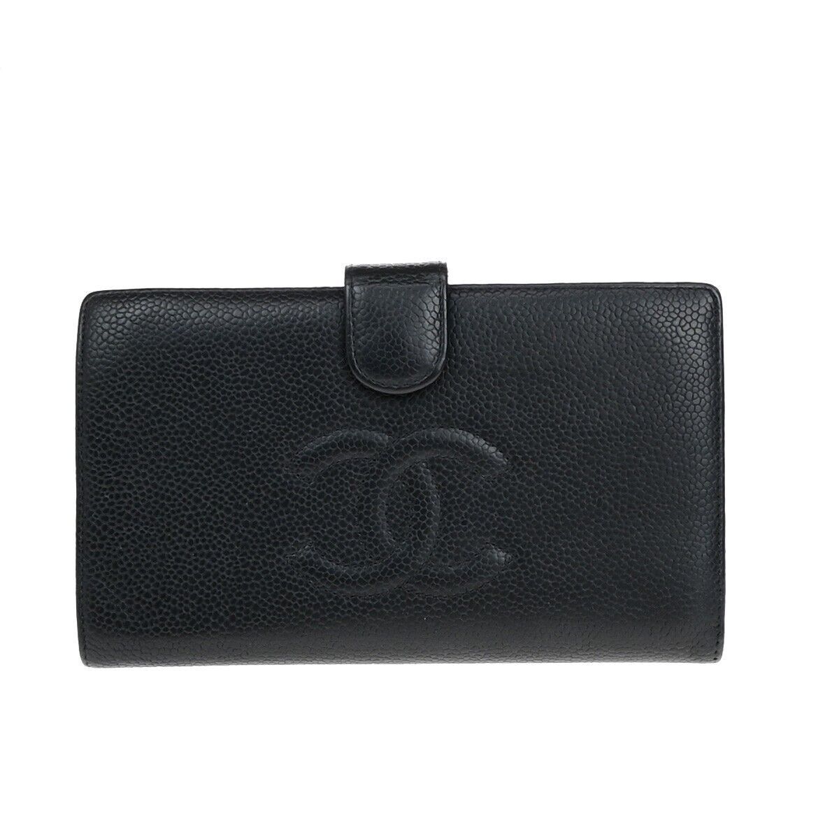 Chanel Black Leather Wallet (Pre-Owned) Size ONE SIZE - 1 Thumbnail