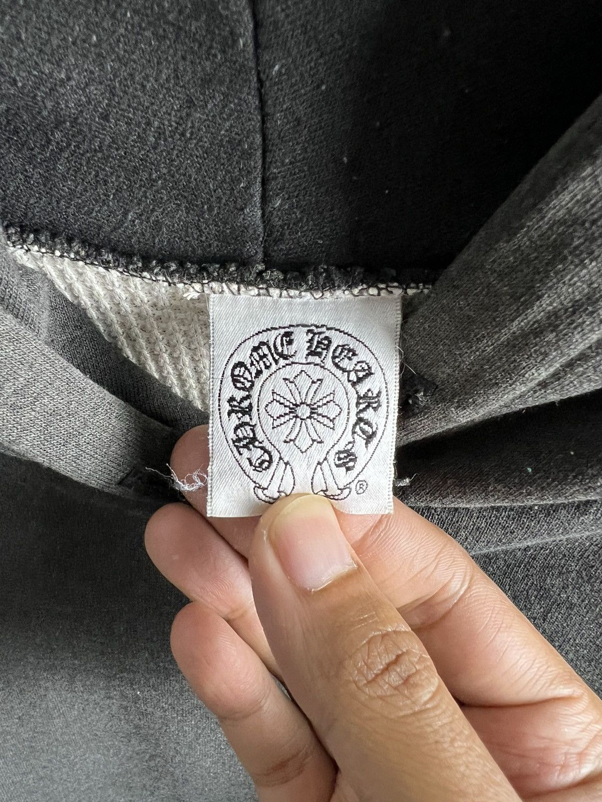 Chrome Hearts Vintage Chrome Hearts Pullover Waffle Lining Hoodie Size US L / EU 52-54 / 3 - 5 Thumbnail