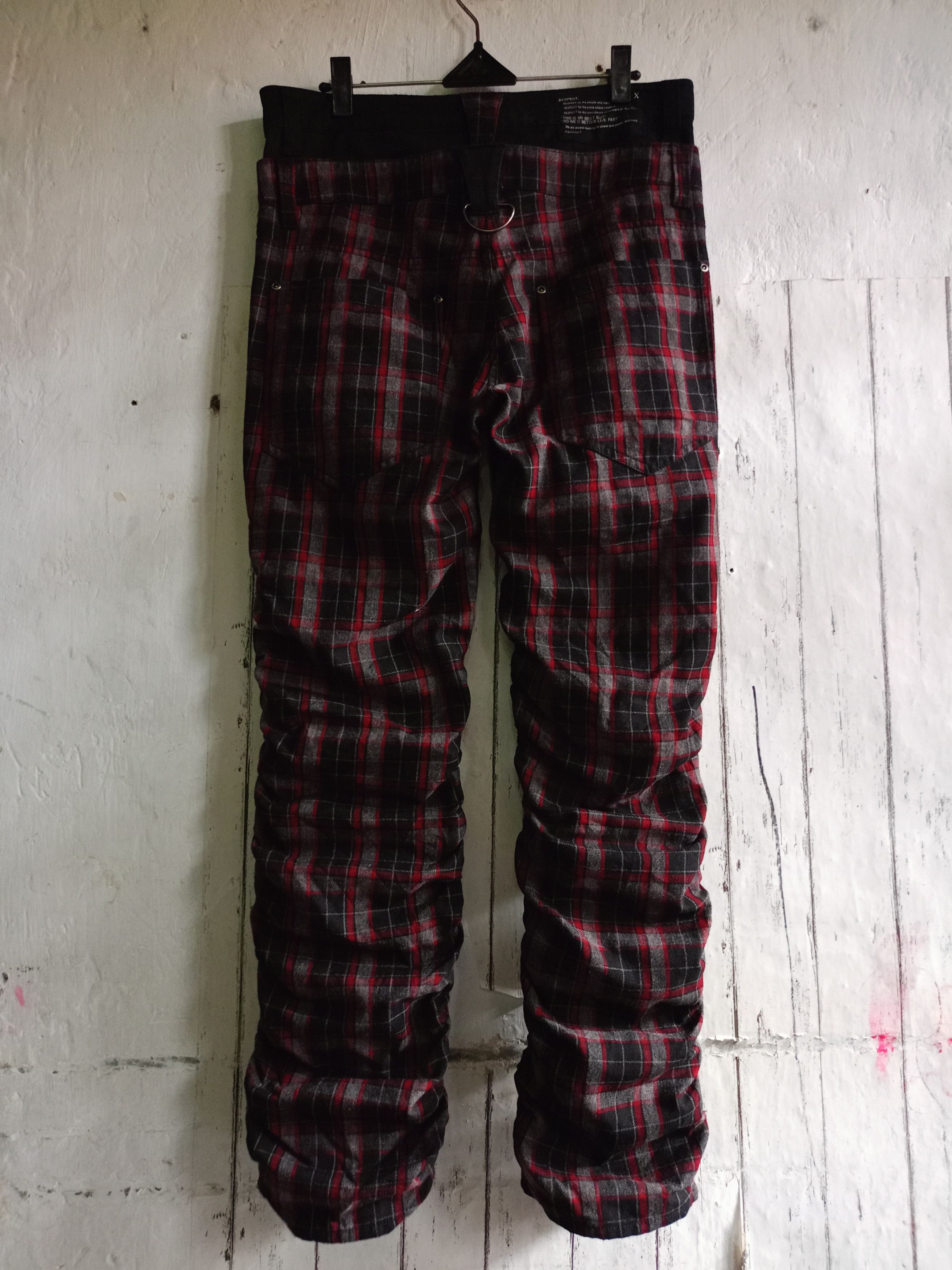 Japanese Brand × Seditionaries Ragout Doble Waist Tartan Pants Size US 32 / EU 48 - 2 Thumbnail