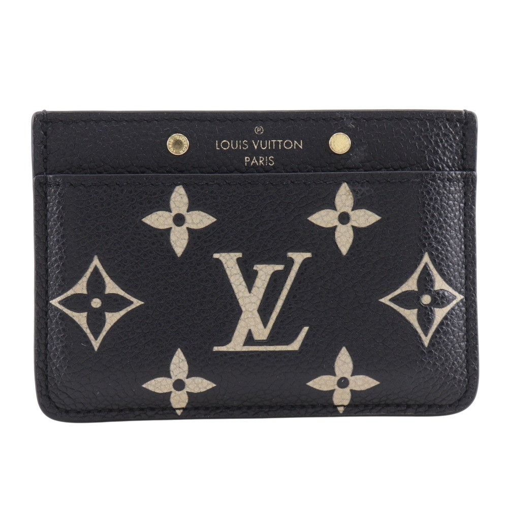 Louis Vuitton Louis Vuitton Louis Vuitton Porte Cartes Simple Monogram Empreinte Card Case Leather Card Case M81022 DUTY FREE for USA Size ONE SIZE - 1 Thumbnail