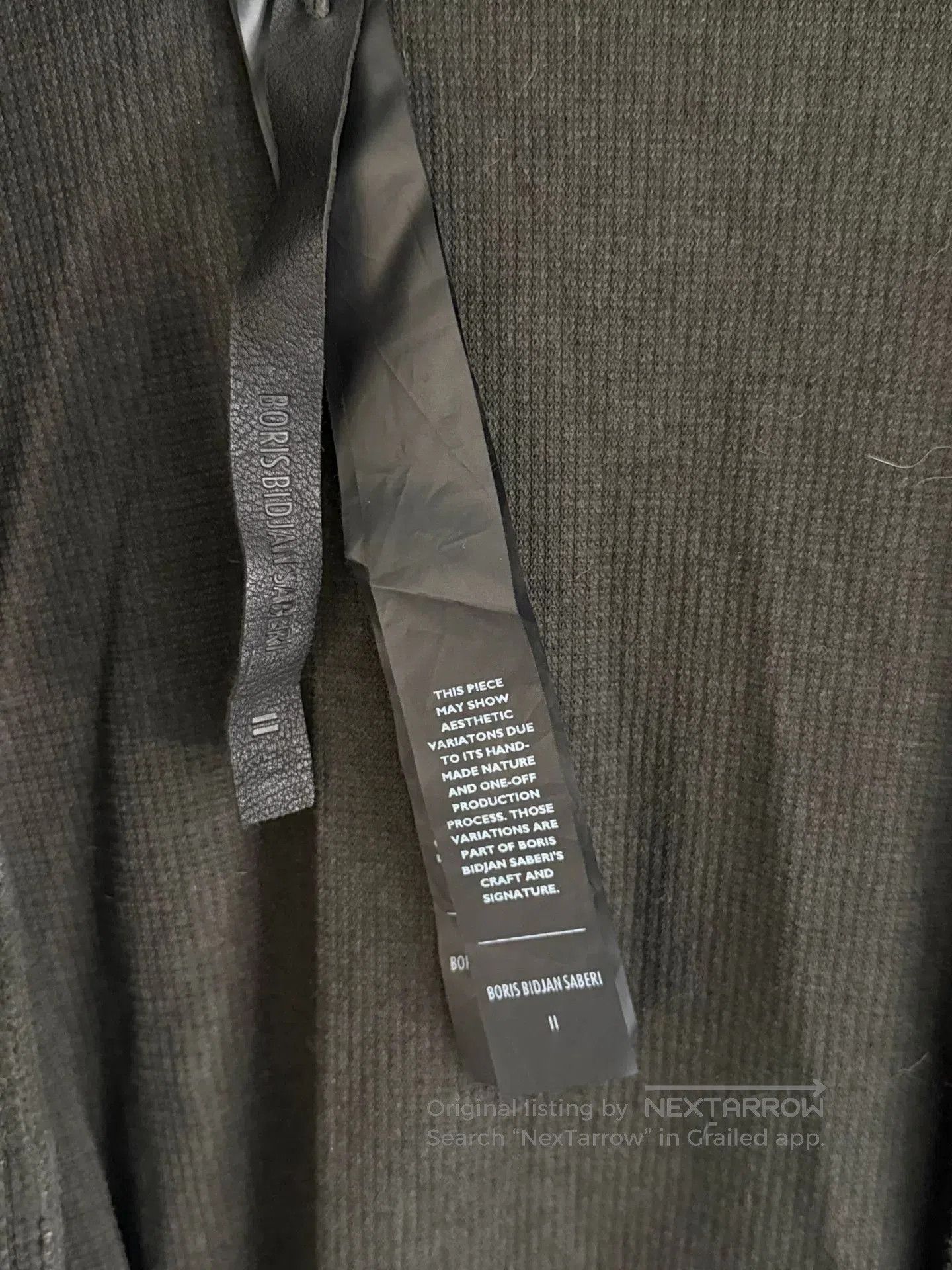 Boris Bidjan Saberi Boris Bidjan Saberi BBS 18SS Long Robe. Size US M / EU 48-50 / 2 - 5 Thumbnail