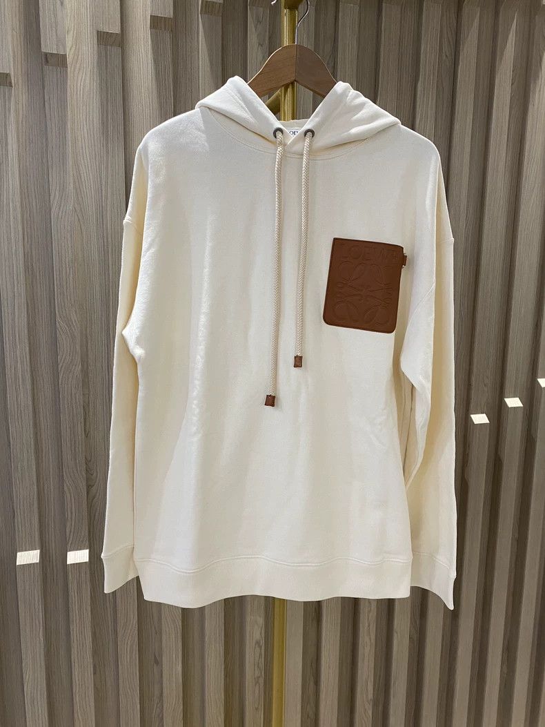 Loewe LOEWE Tooth white hooded sweater Size US S / EU 44-46 / 1 - 1 Thumbnail