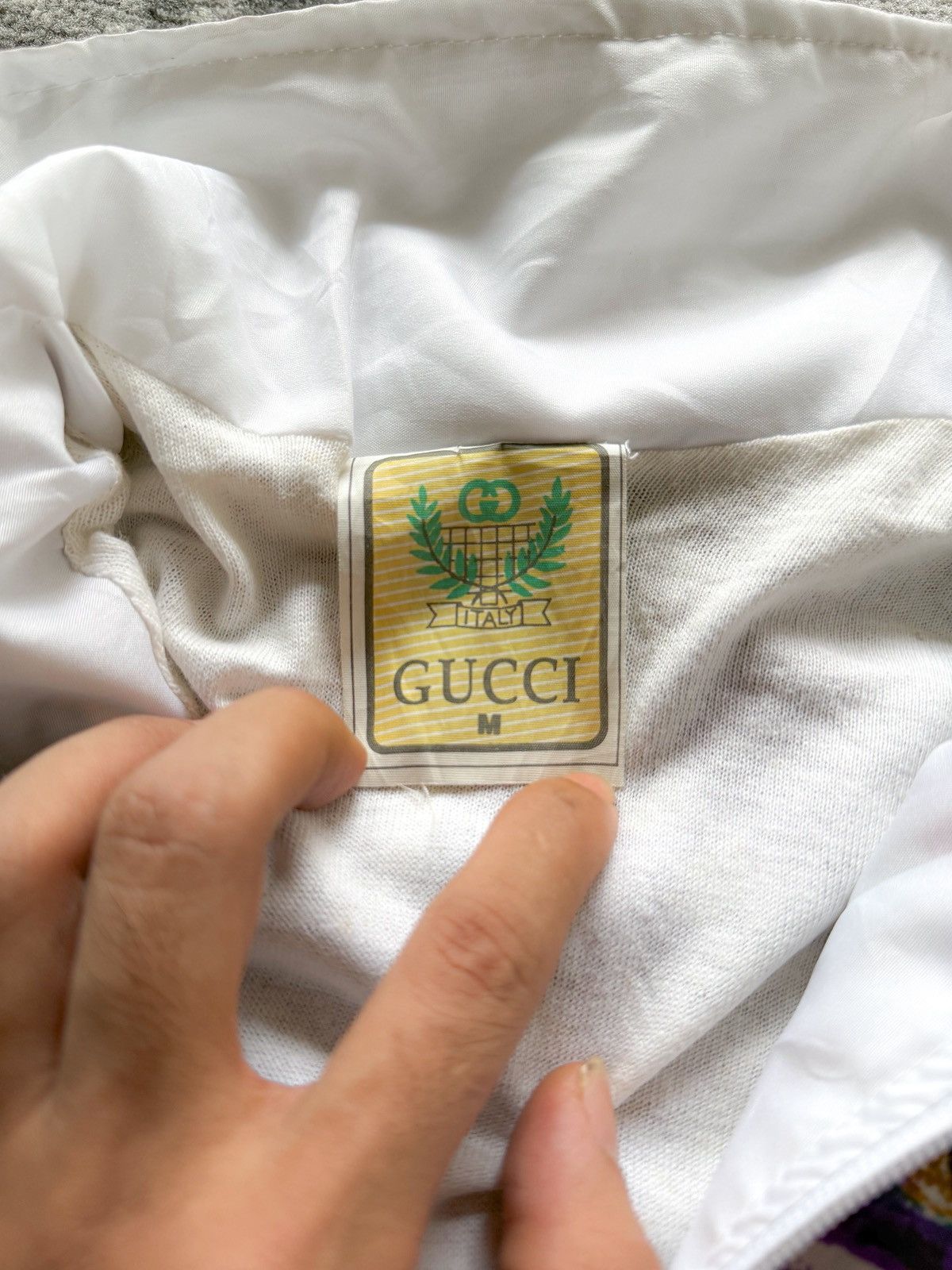 Vintage 80’s Bootleg Gucci Windbreaker Size US M / EU 48-50 / 2 - 6 Thumbnail