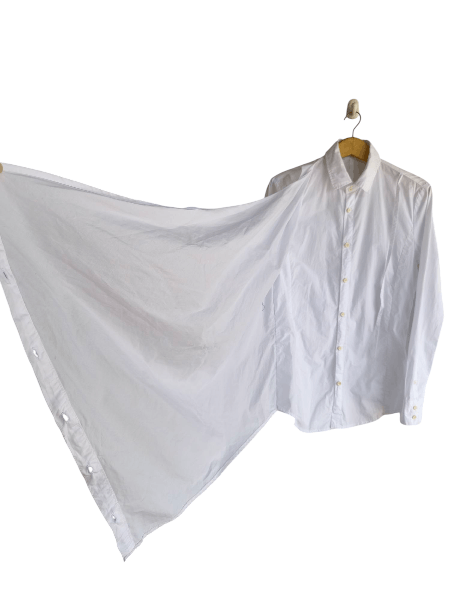 Y's × Yohji Yamamoto Yohji Yamamoto Layered shirt Size US M / EU 48-50 / 2 - 8 Thumbnail