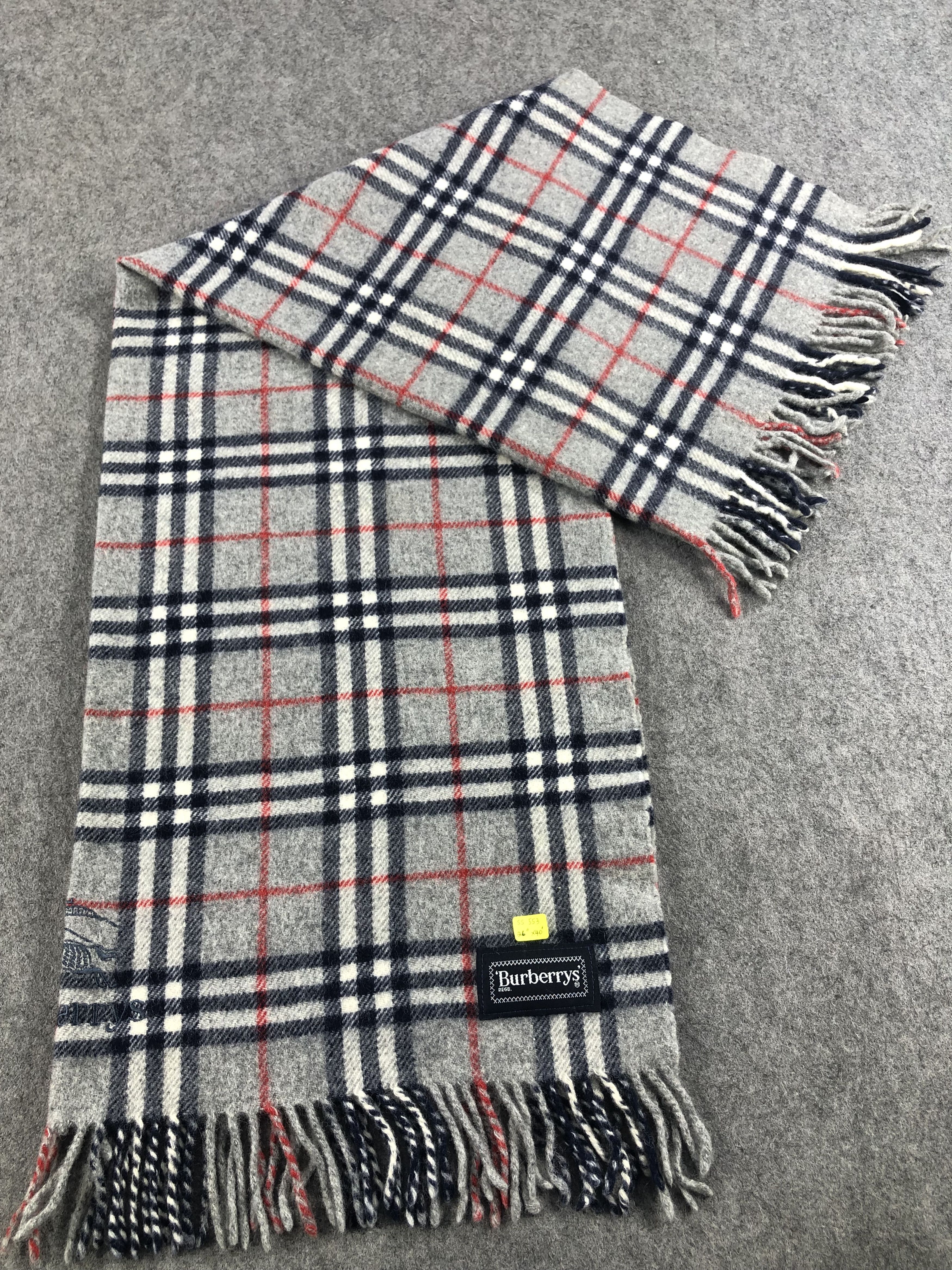 Burberry Burberry Lambswool Scarf / Muffler / Neckwear Size ONE SIZE - 5 Thumbnail