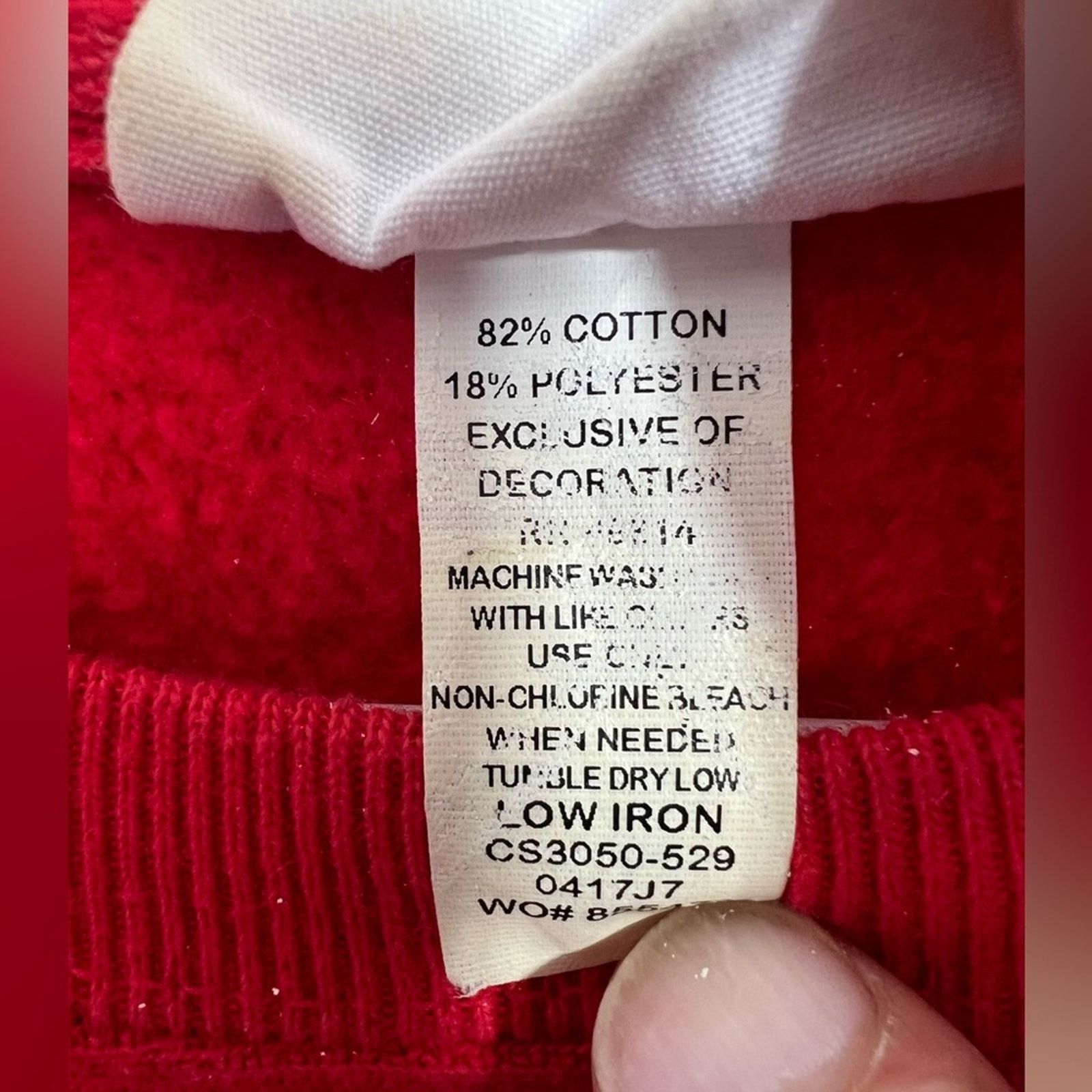 Champion VINTAGE Champion Reverse Weave Wisconsin Badgers Red Bucky Size US L / EU 52-54 / 3 - 4 Thumbnail