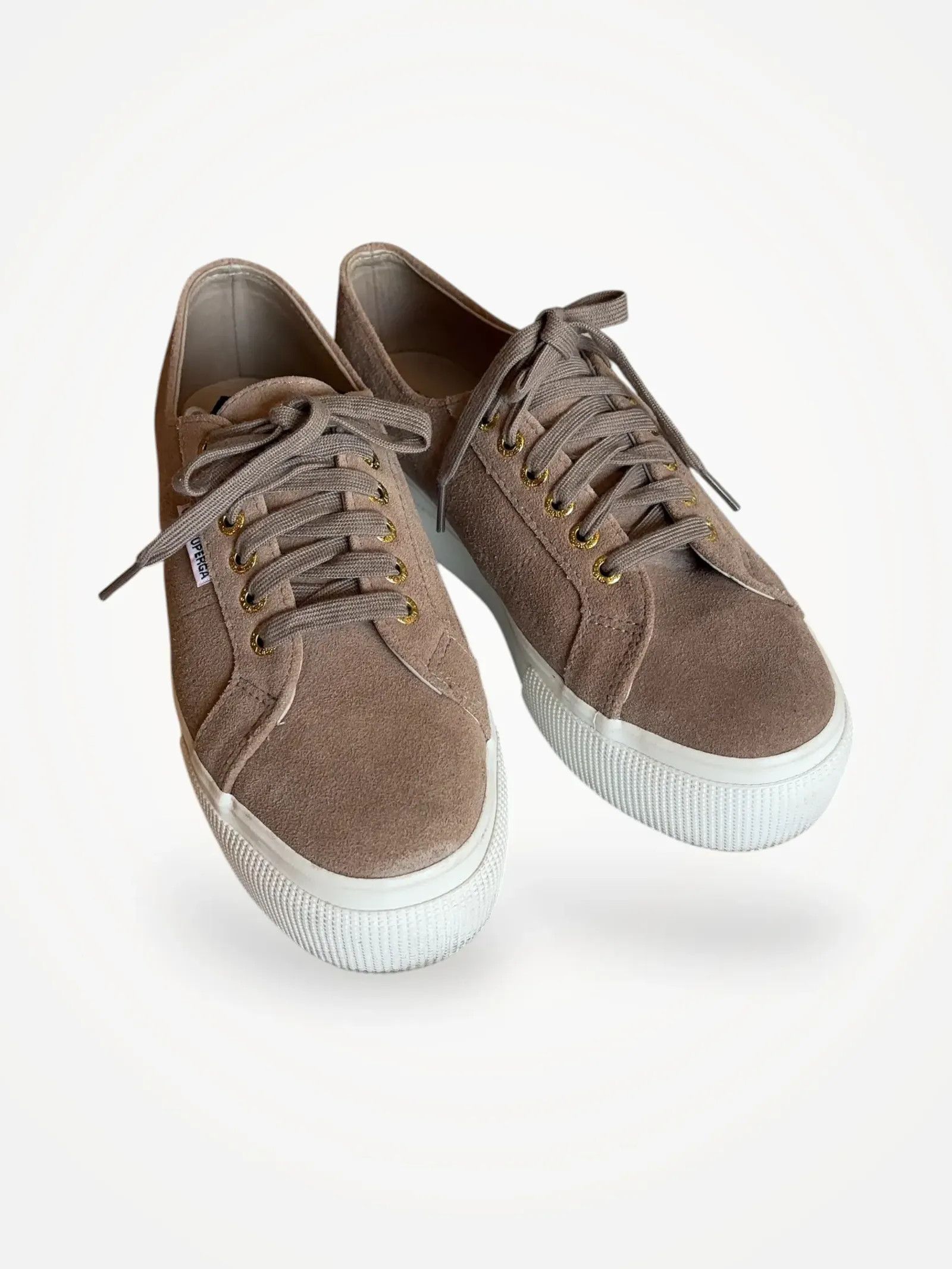 Superga Superga Platform Sneakers, Beige Sneakers Size US 10 / IT 40 - 1 Thumbnail