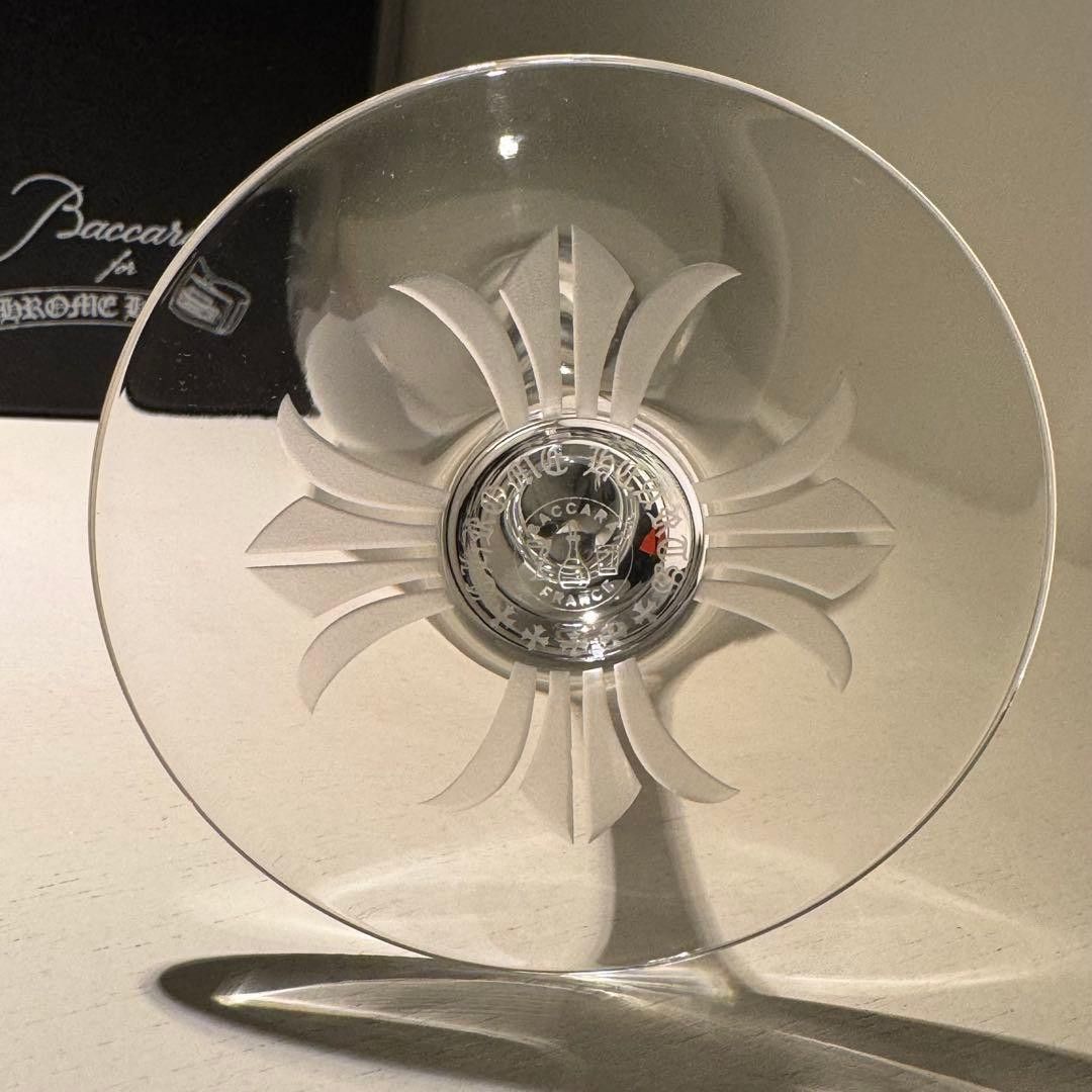 Chrome Hearts Chrome Hearts × Baccarat CH Plus Wine Glass Clear Size ONE SIZE - 3 Thumbnail