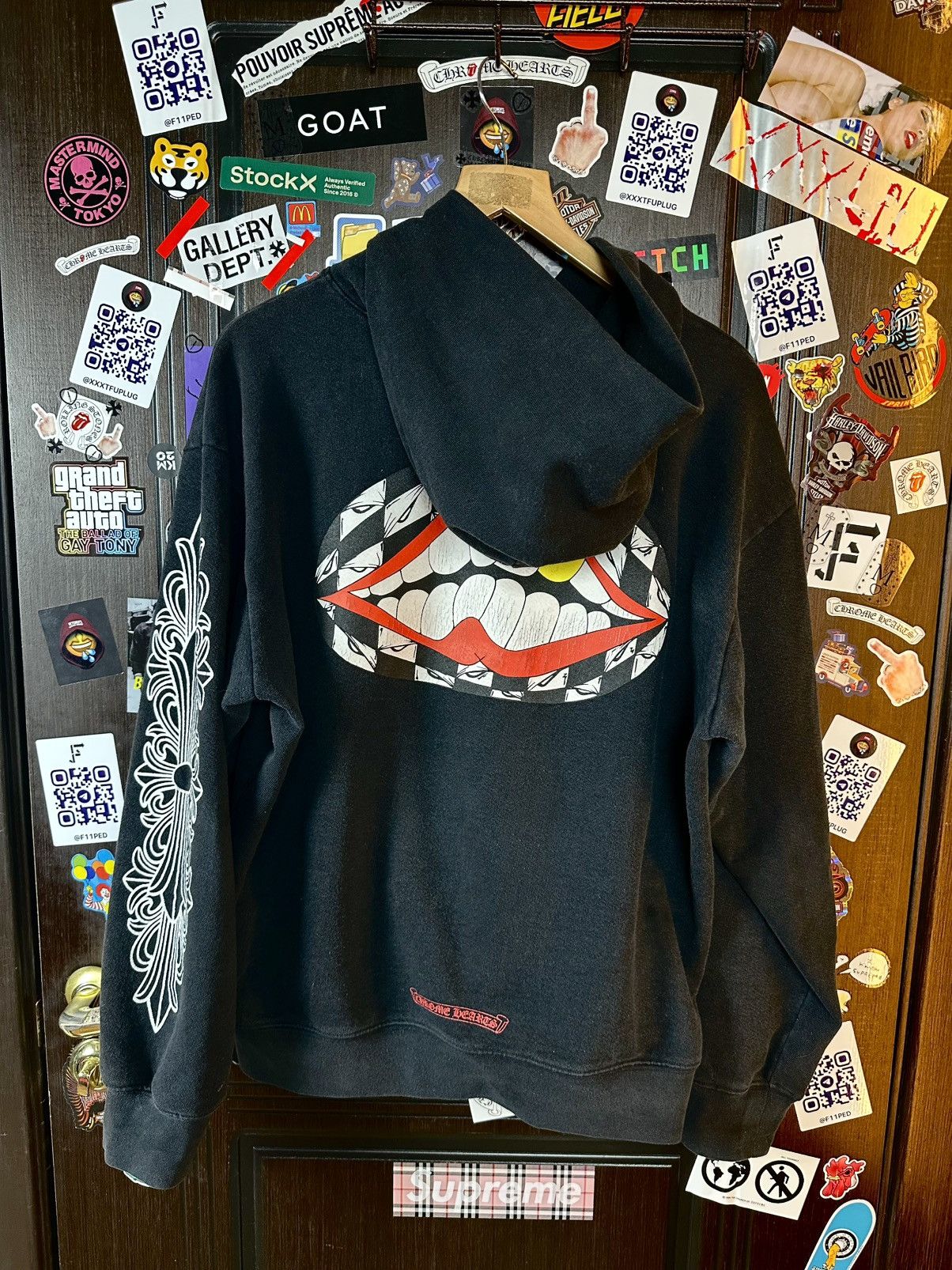 Chrome Hearts Chrome Hearts Matty Boy Chomper Golden Tooth Hoodie Size US XL / EU 56 / 4 - 2 Thumbnail