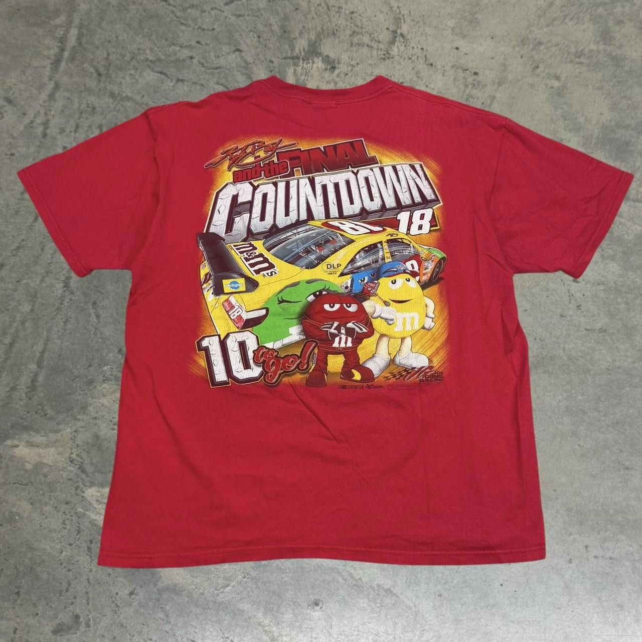 Chase Authentics × Vintage Vintage Y2K Chase Authentics M&M Kyle Busch T-Shirt Size US XL / EU 56 / 4 - 4 Thumbnail
