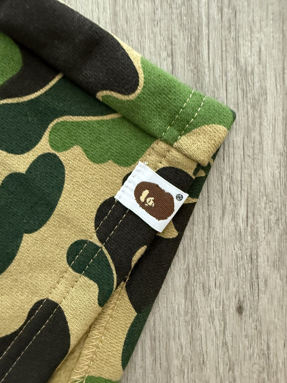 Bape Bape Green ABC camo shark shorts Size US 32 / EU 48 - 2 Thumbnail