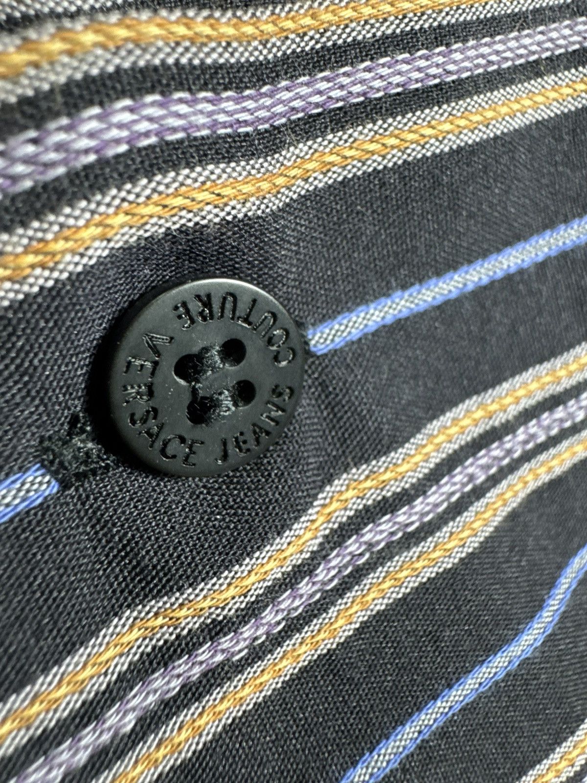 Versace Jeans Couture Versace Jeans Couture Striped Button Up Shirt Size L Luxury Size US L / EU 52-54 / 3 - 6 Thumbnail