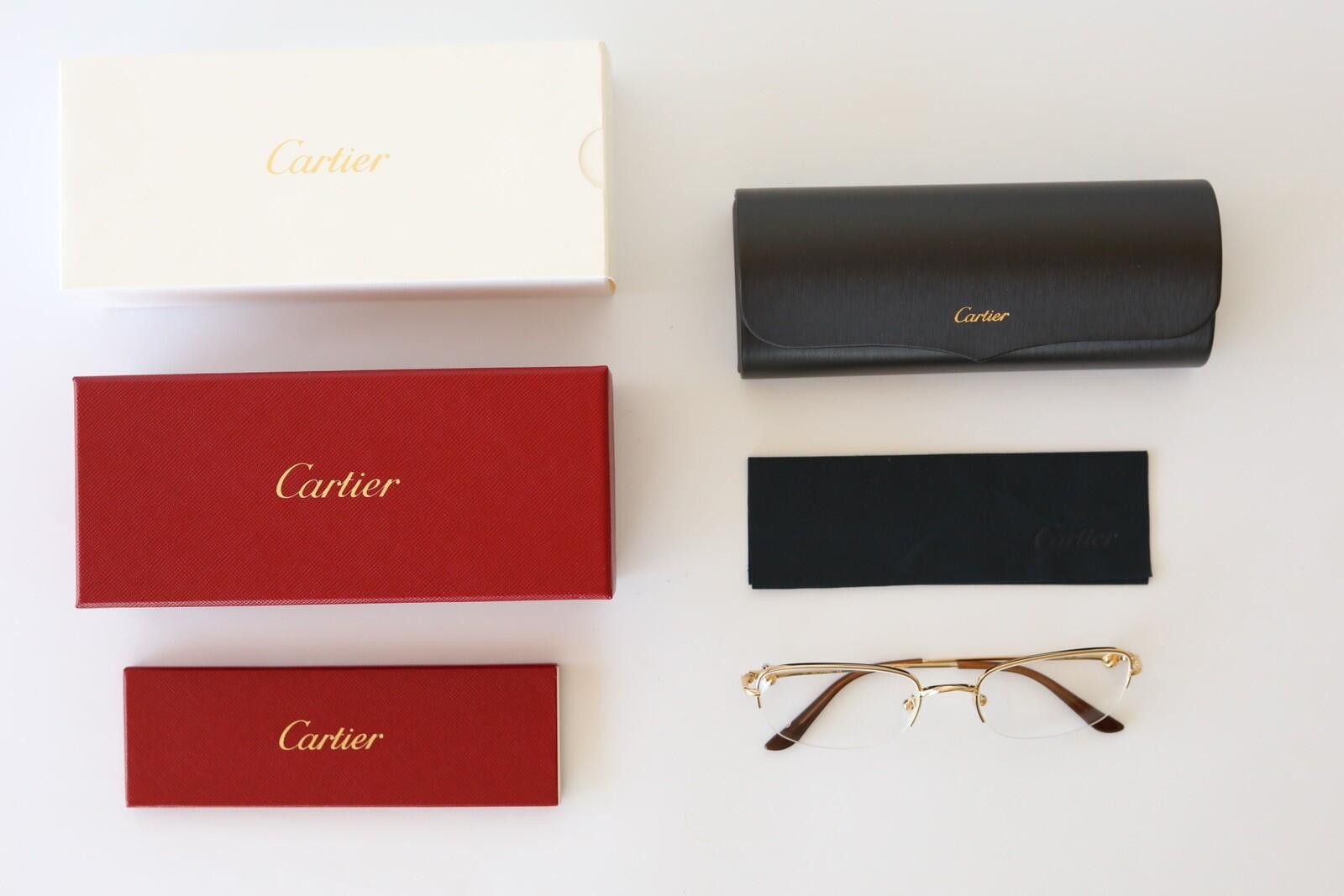 Cartier New Cartier eyewear optical eyeglasses gold CT0374O 001 Size ONE SIZE - 3 Thumbnail
