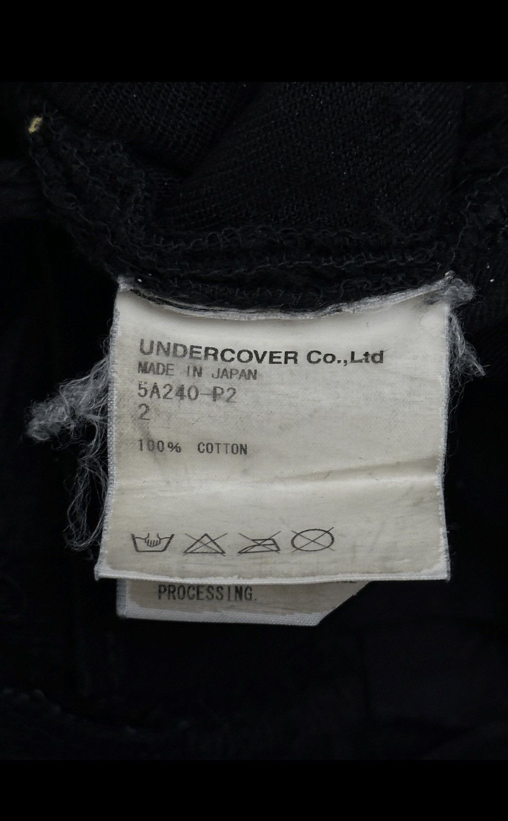 Undercover AW2005 'Arts & Crafts' 85 Black Denim Size US 31 - 4 Thumbnail