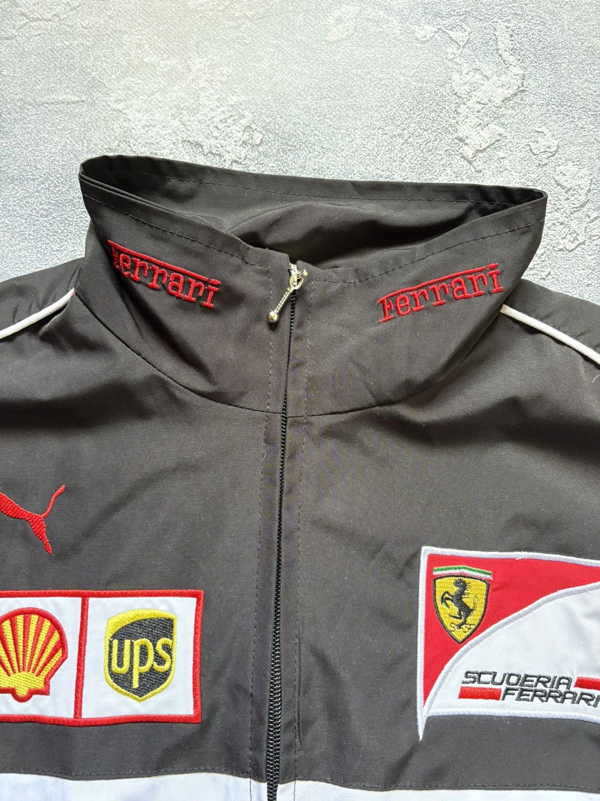 Formula 1 Crazy Vintage Puma Ferrari F-1 Y2K Big Logo Racing Jacket Size US XXL / EU 58 / 5 - 8 Thumbnail
