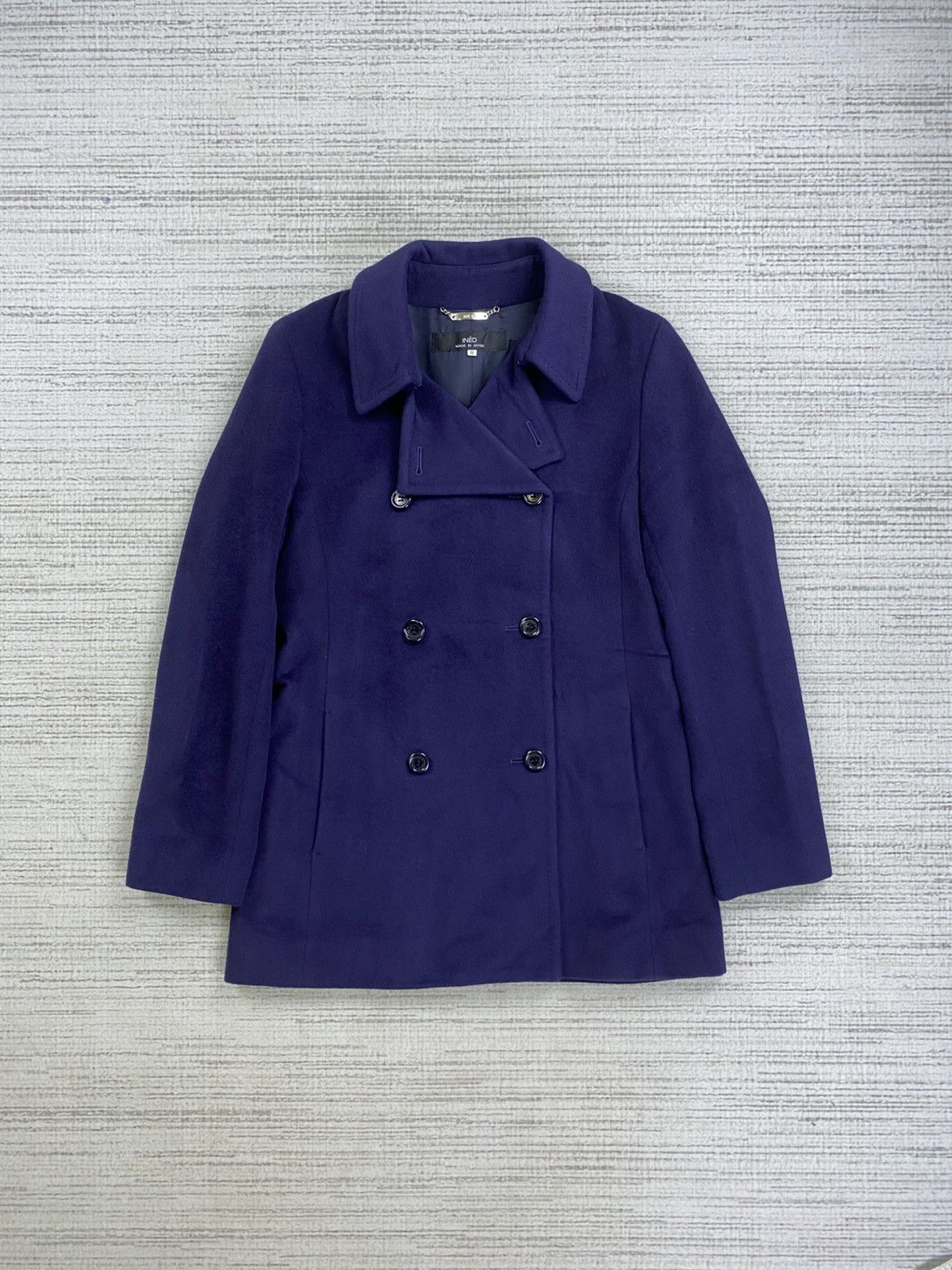 Yohji Yamamoto INED Japan Double Collar Wool Coat Jacket