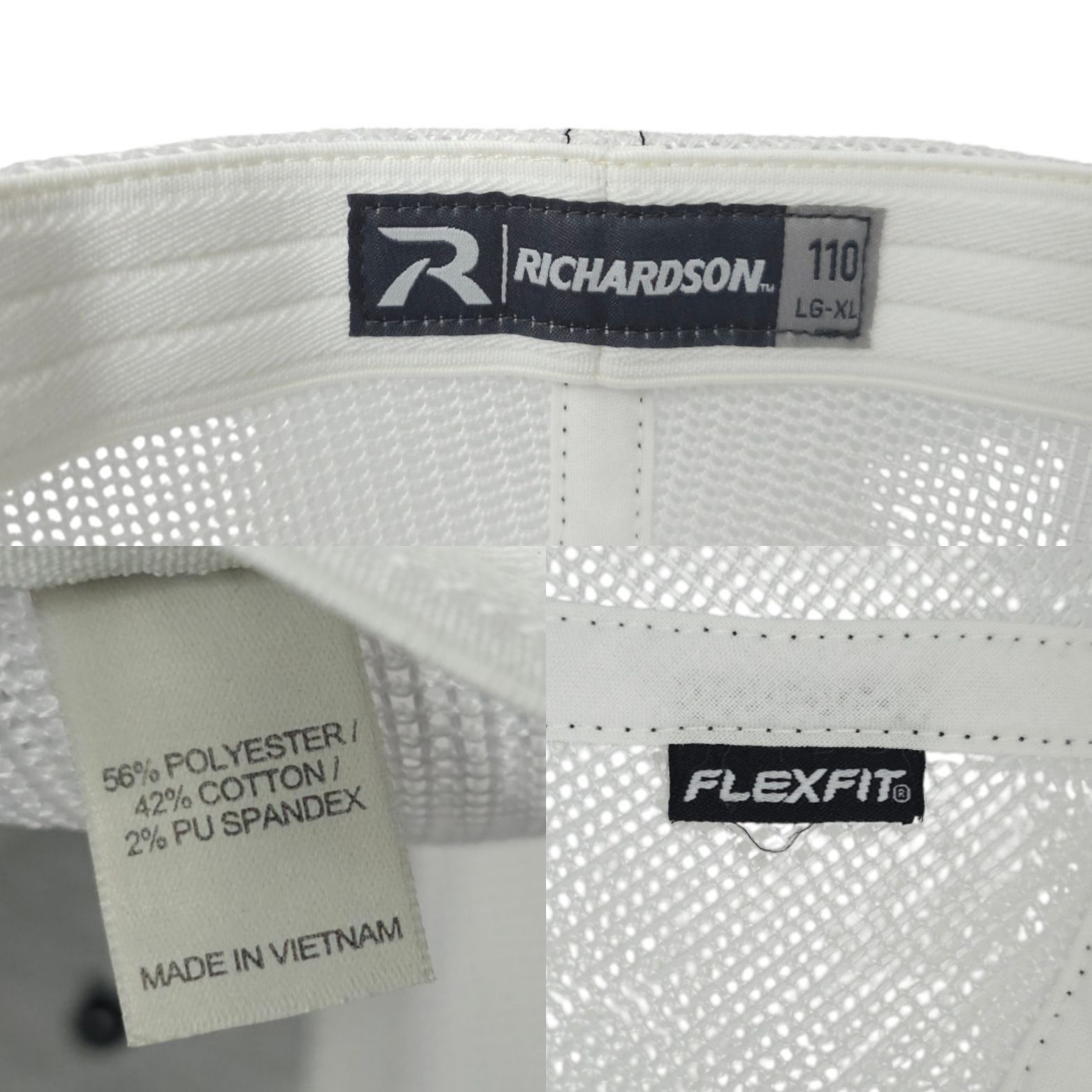 Richardson FPS Embroidered Logo Flexfit L/XL Mesh Cap Trucker Baseball Size ONE SIZE - 8 Thumbnail