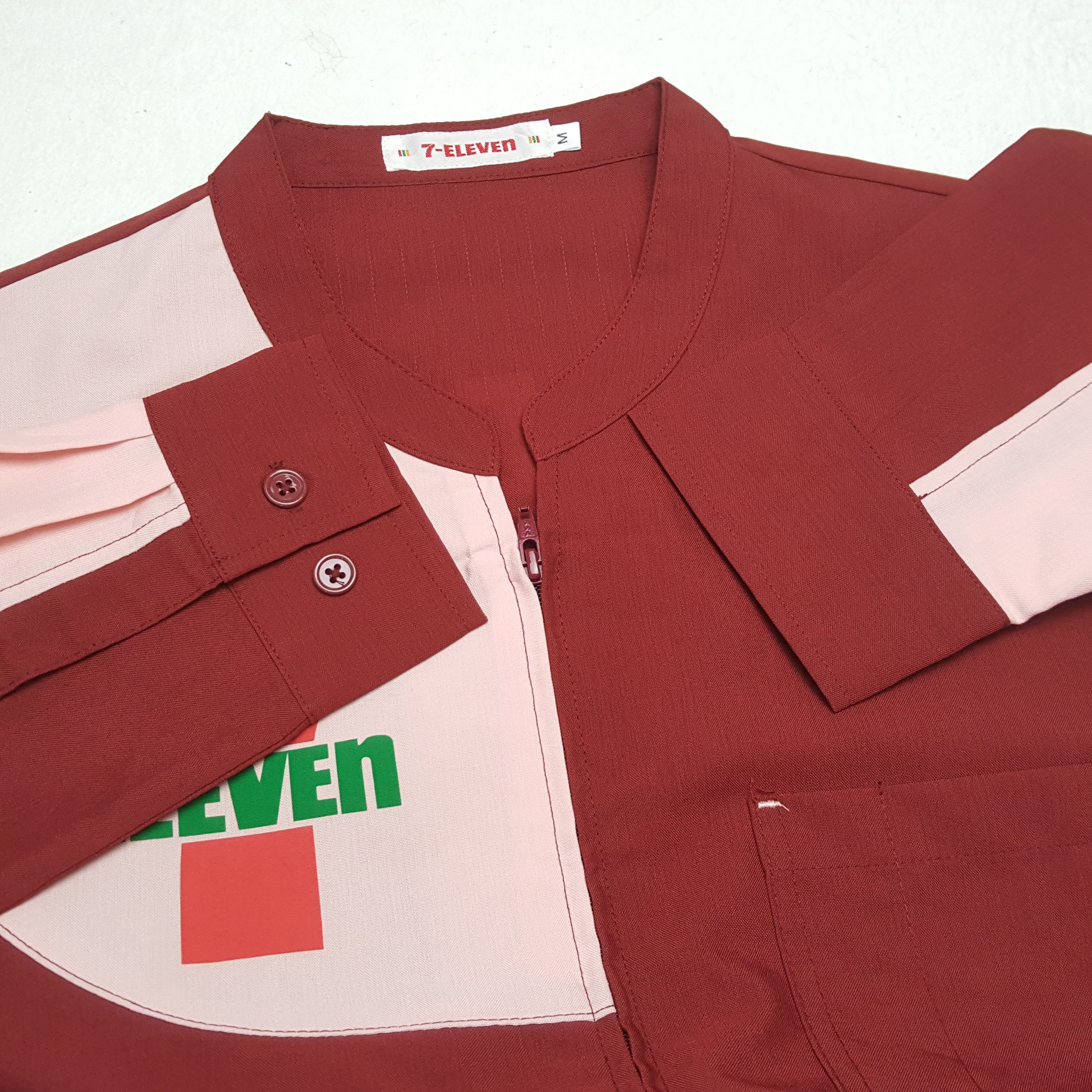 Japanese Brand × Vintage Vintage 7-ELEVEn Japanese Workers Uniform Shirt Jacket Size US M / EU 48-50 / 2 - 10 Thumbnail