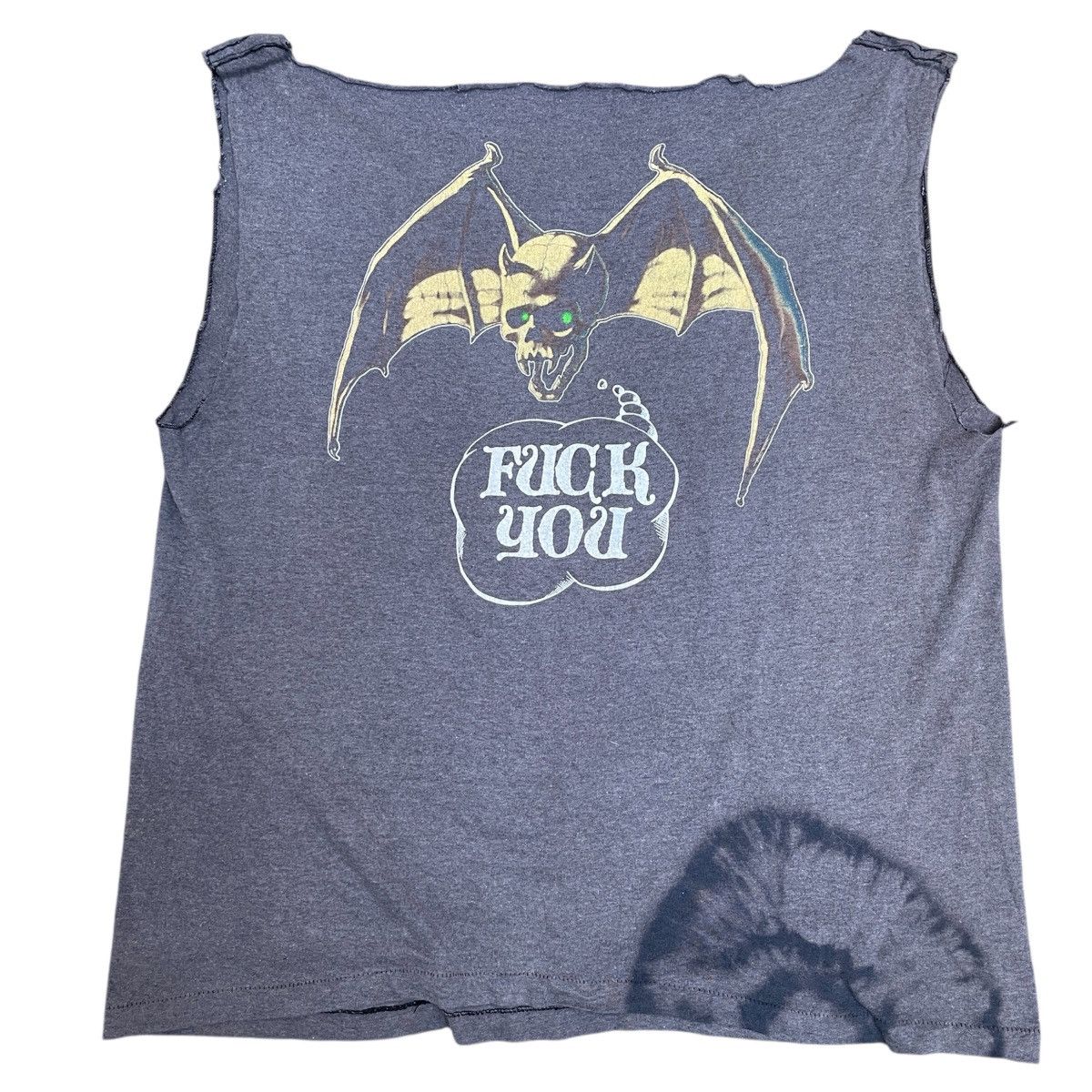 Band Tees Vintage Overkill Band T-Shirt – Thrashed Cut-Off Sleeveless Size US XL / EU 56 / 4 - 8 Thumbnail