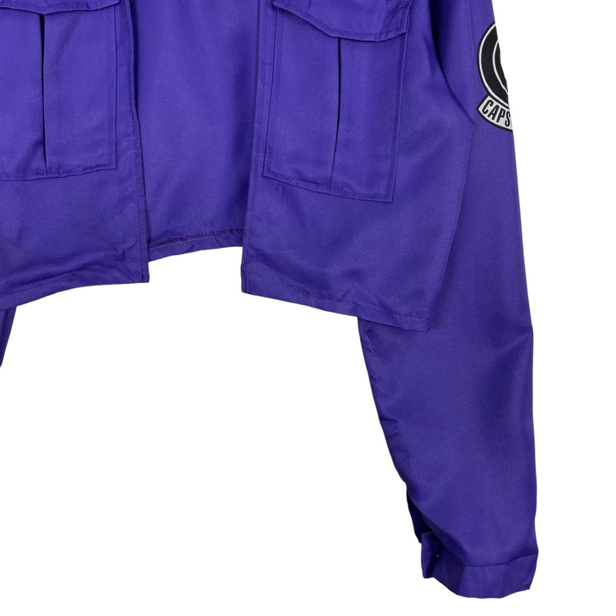 Anime × Japanese Brand 💥DRAGON BALL Z CAPSULE CROP JACKET Size US M / EU 48-50 / 2 - 4 Thumbnail