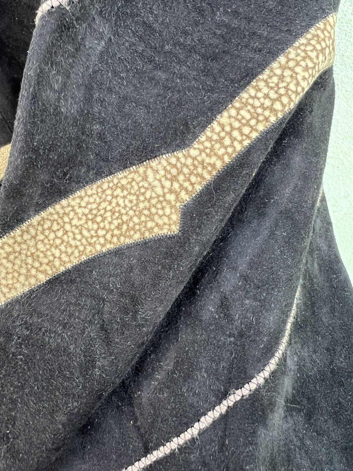 Leather Vintage Made in Japan Suede Leather Avant Garde Asymmetrical Size US L / EU 52-54 / 3 - 16 Thumbnail