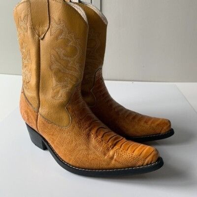Other Guerrero Botitas Cowboy Boots Exotic Yellow Sz 5 Western Emb Size US 5 / EU 37 - 9 Thumbnail