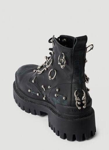 Balenciaga Pierced Strike Distressed Boots Size US 11 / EU 44 - 5 Thumbnail