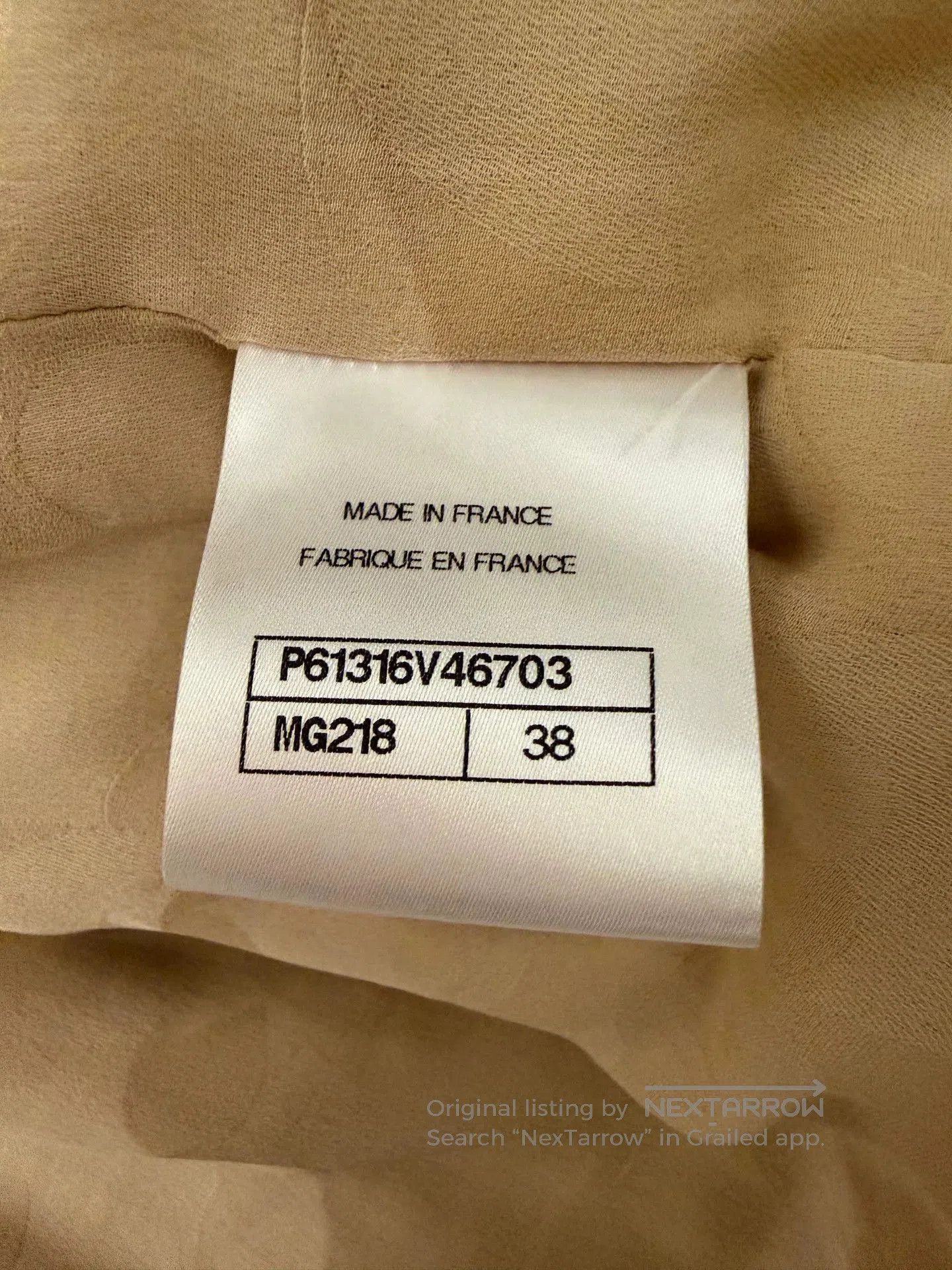 Chanel Chanel 19S Gold Plaid Blazer. Size US M / EU 48-50 / 2 - 4 Thumbnail