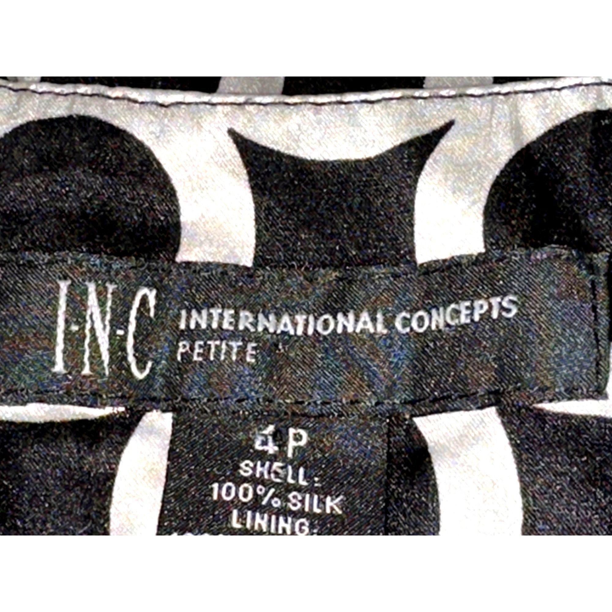 I.N.C INC International Concepts 4P Silk Sequin Trim Halter Blouse Size S / US 4 / IT 40 - 7 Thumbnail