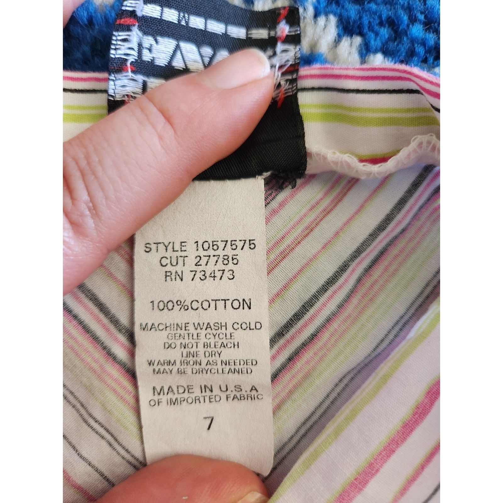 Other Y2k Tracy Evans Women's Striped Flowy Skirt 7 Size 28" / US 6 / IT 42 - 5 Thumbnail