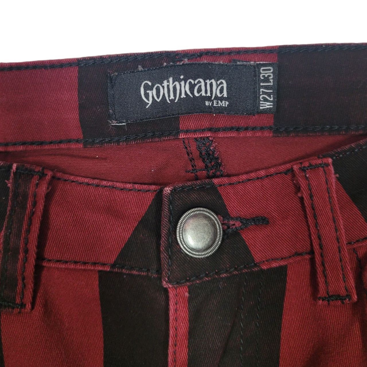 Japanese Brand Gothicana By Emp Cotton Trousers Size W27 L26 Gothic Style Size US 27 - 8 Thumbnail