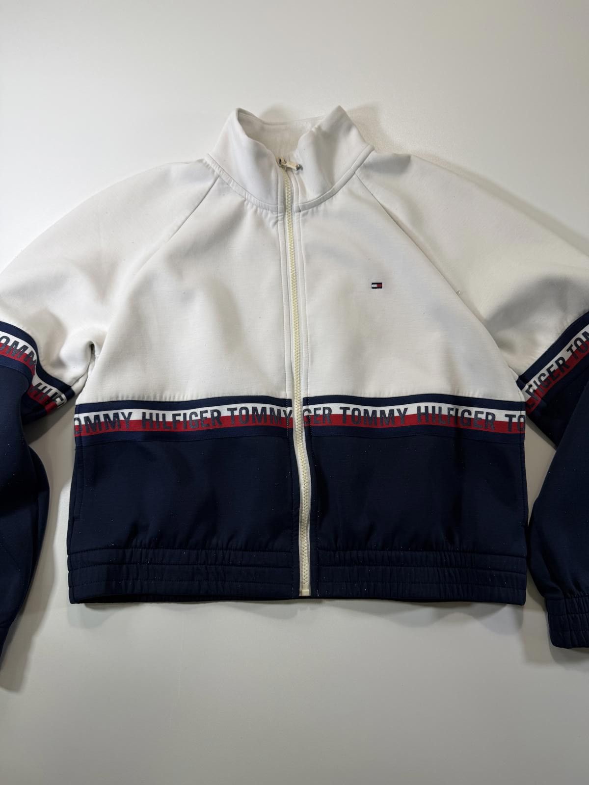 Tommy Hilfiger Tommy Hilfiger Women's Zip-Up Track Jacket Size US M / EU 48-50 / 2 - 1 Thumbnail