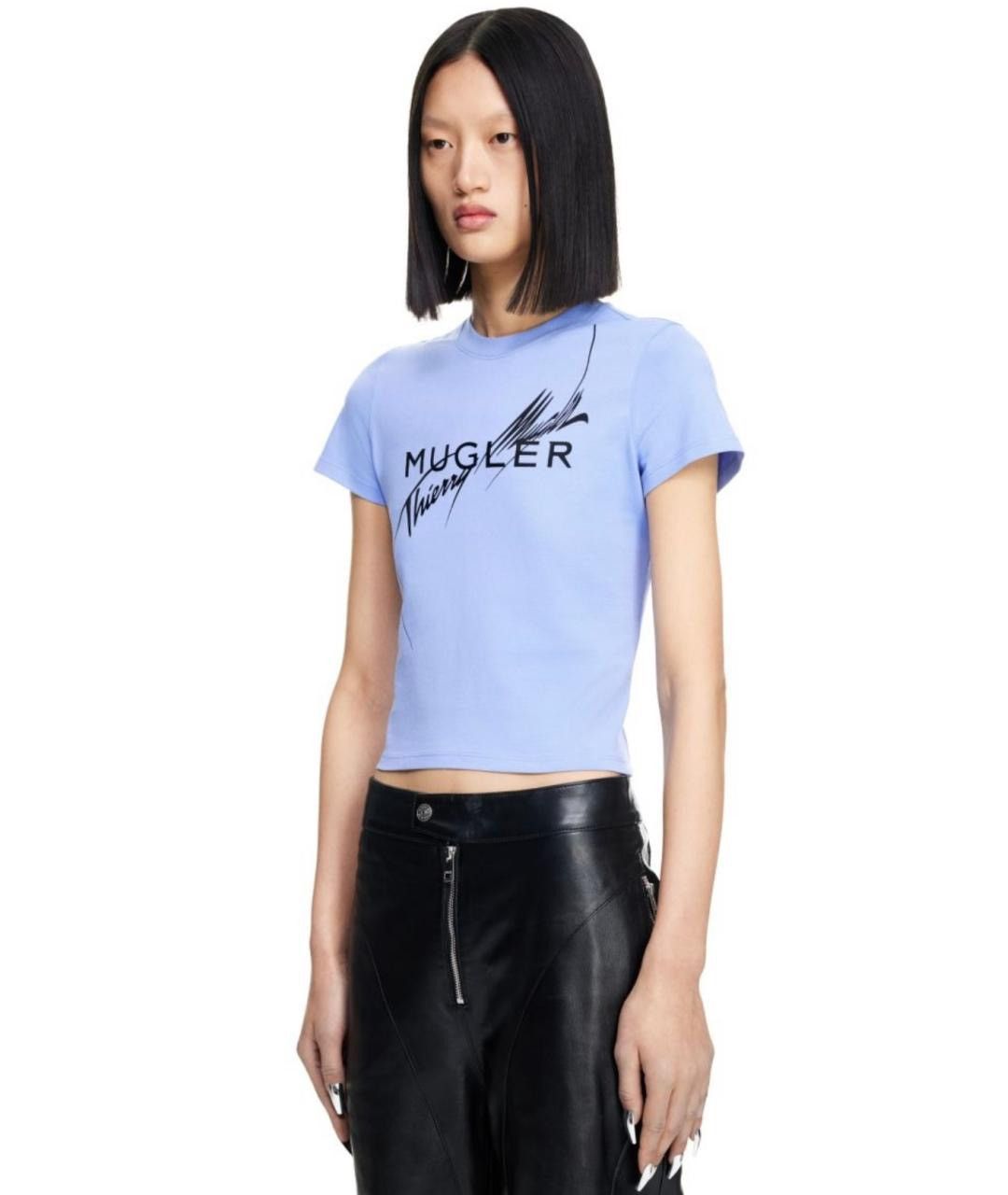 H&M × Mugler × Thierry Mugler Mugler x H&M Printed Fitted T-Shirt Size L Size L / US 10 / IT 46 - 6 Thumbnail