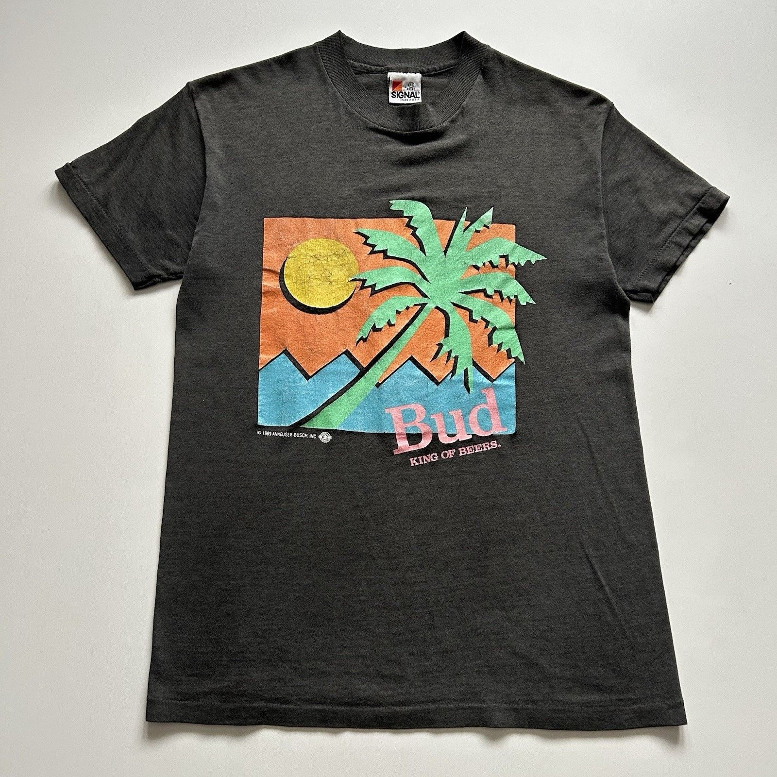 Budweiser Vintage 1989 Budweiser King Of Beers T-Shirt Medium 80s Beer Size US M / EU 48-50 / 2 - 1 Thumbnail