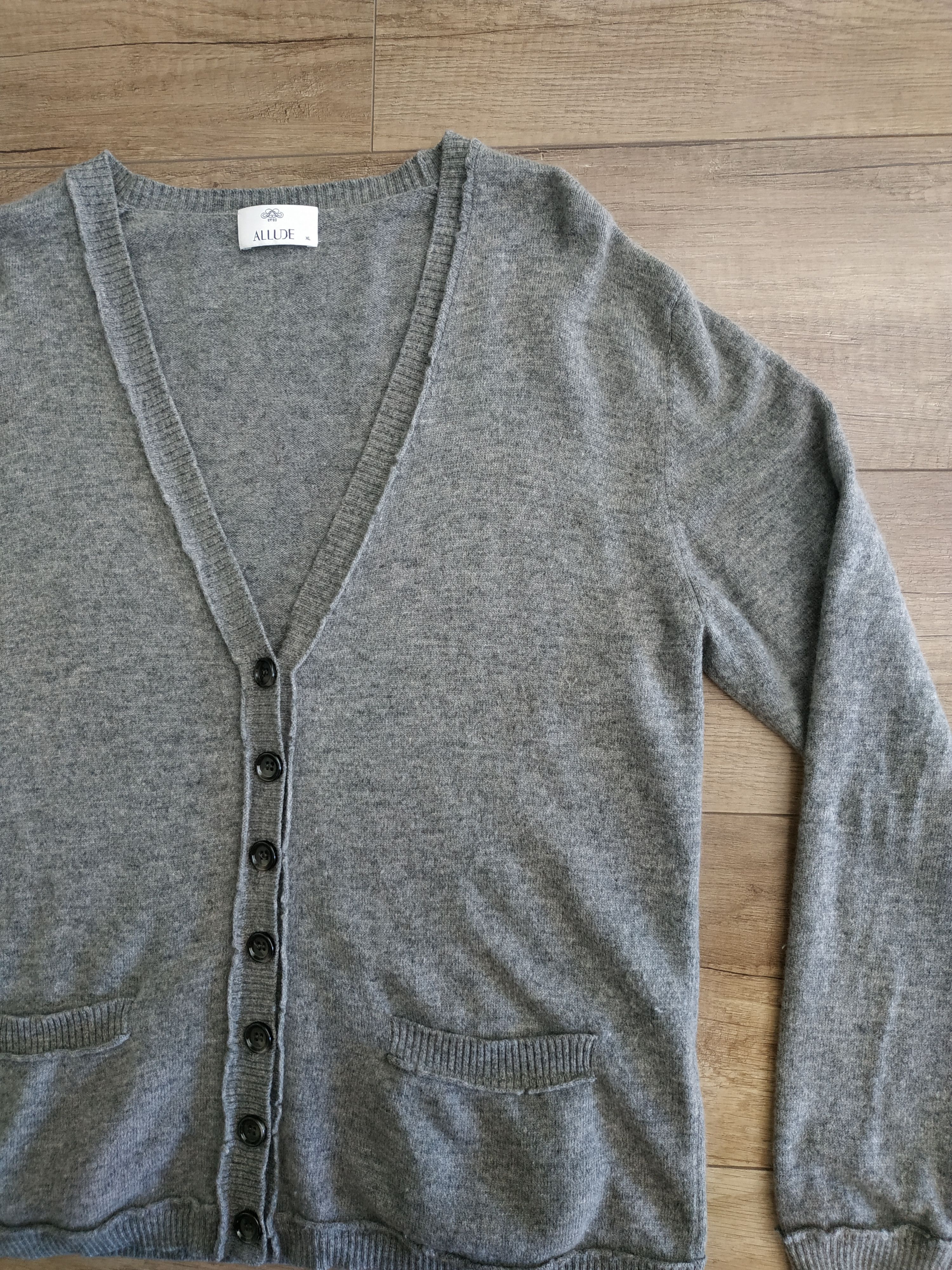 Allude Allude Women's Wool-Cashmere Cardigan-Sweater, s. XL Size XL / US 12-14 / IT 48-50 - 3 Thumbnail