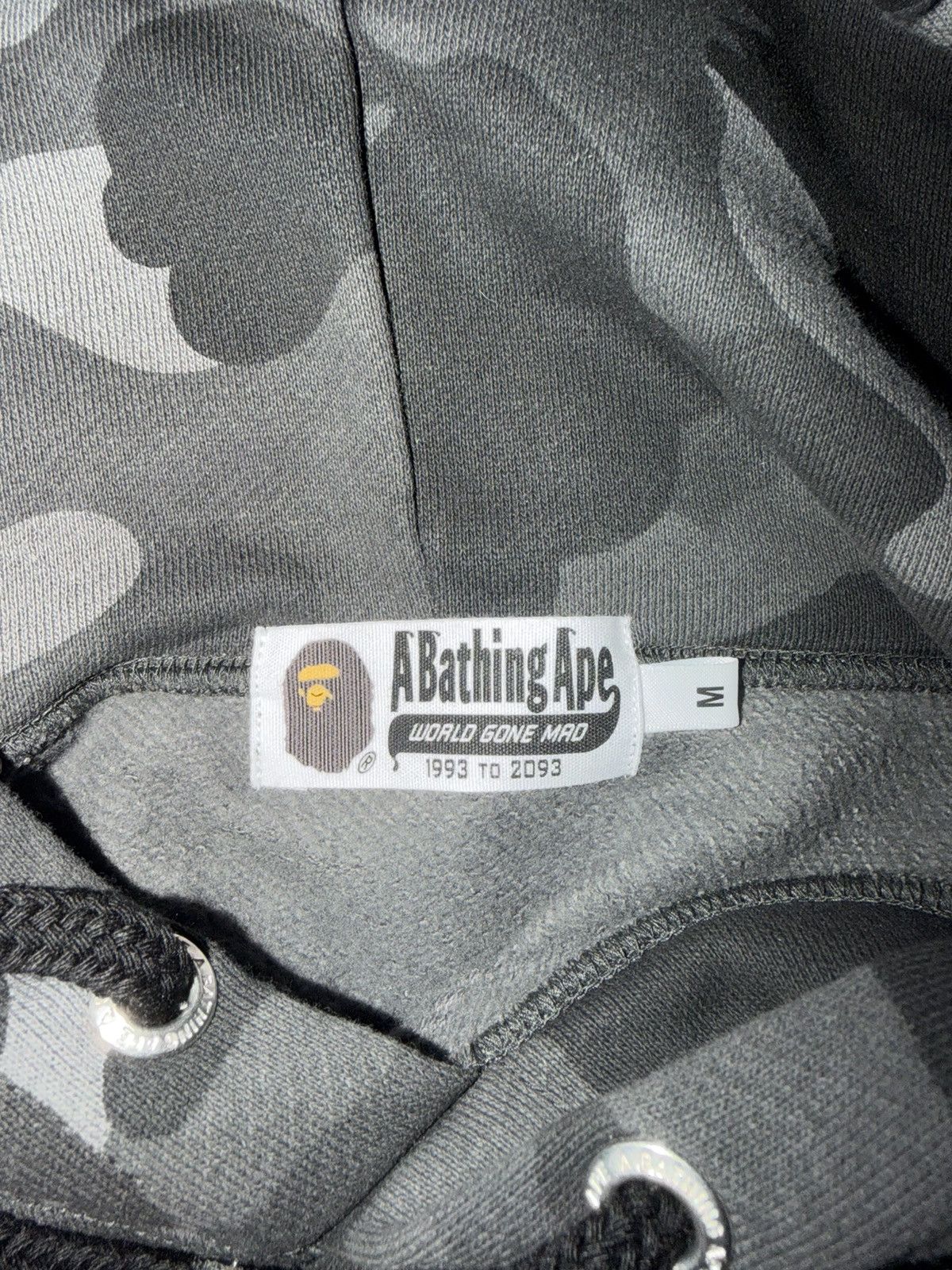 Bape Black camo Bape pullover hoodie Size US M / EU 48-50 / 2 - 3 Thumbnail