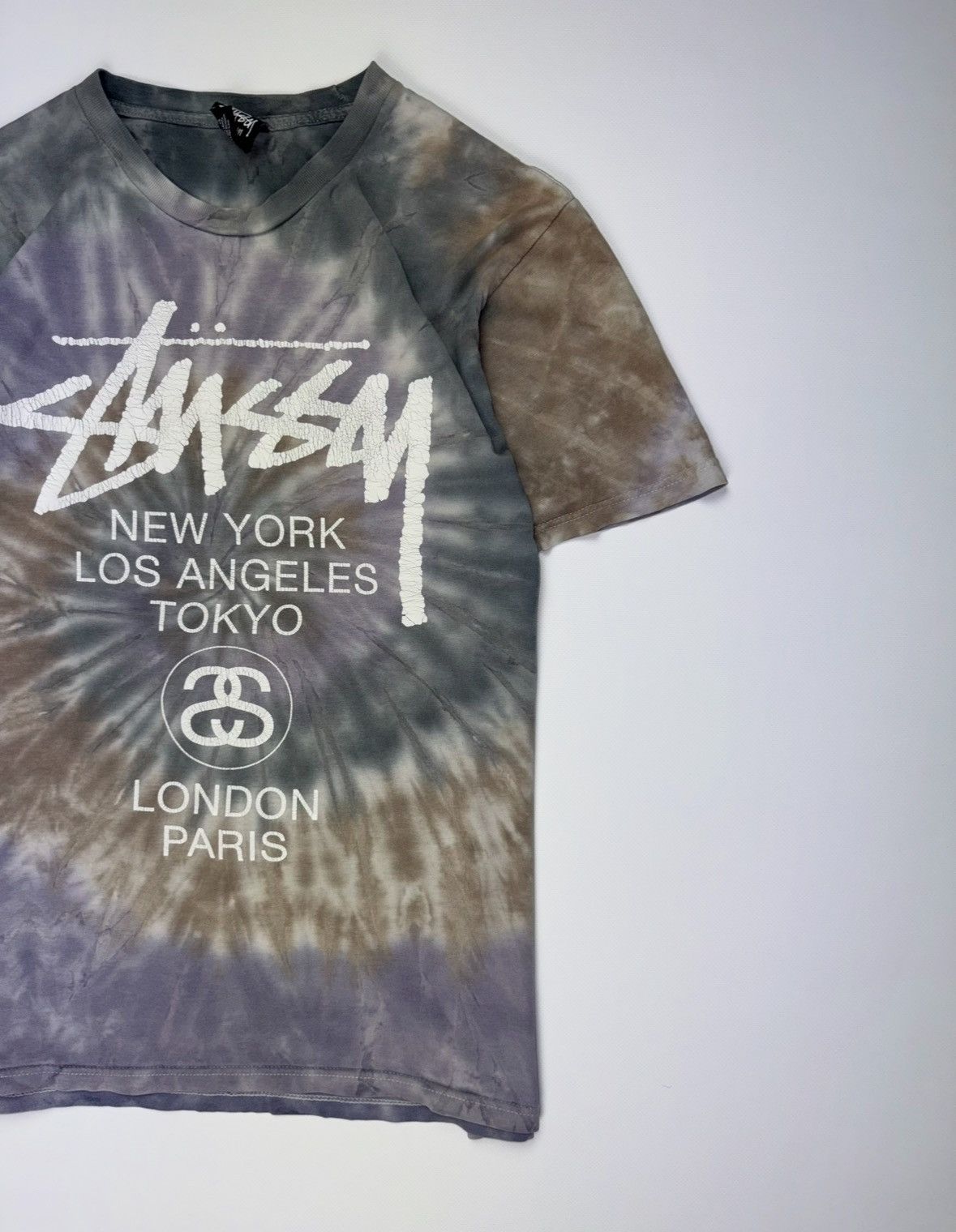 Stussy Streetwear Tie Die Stussy Vintage Big Logo size M Size US M / EU 48-50 / 2 - 3 Thumbnail