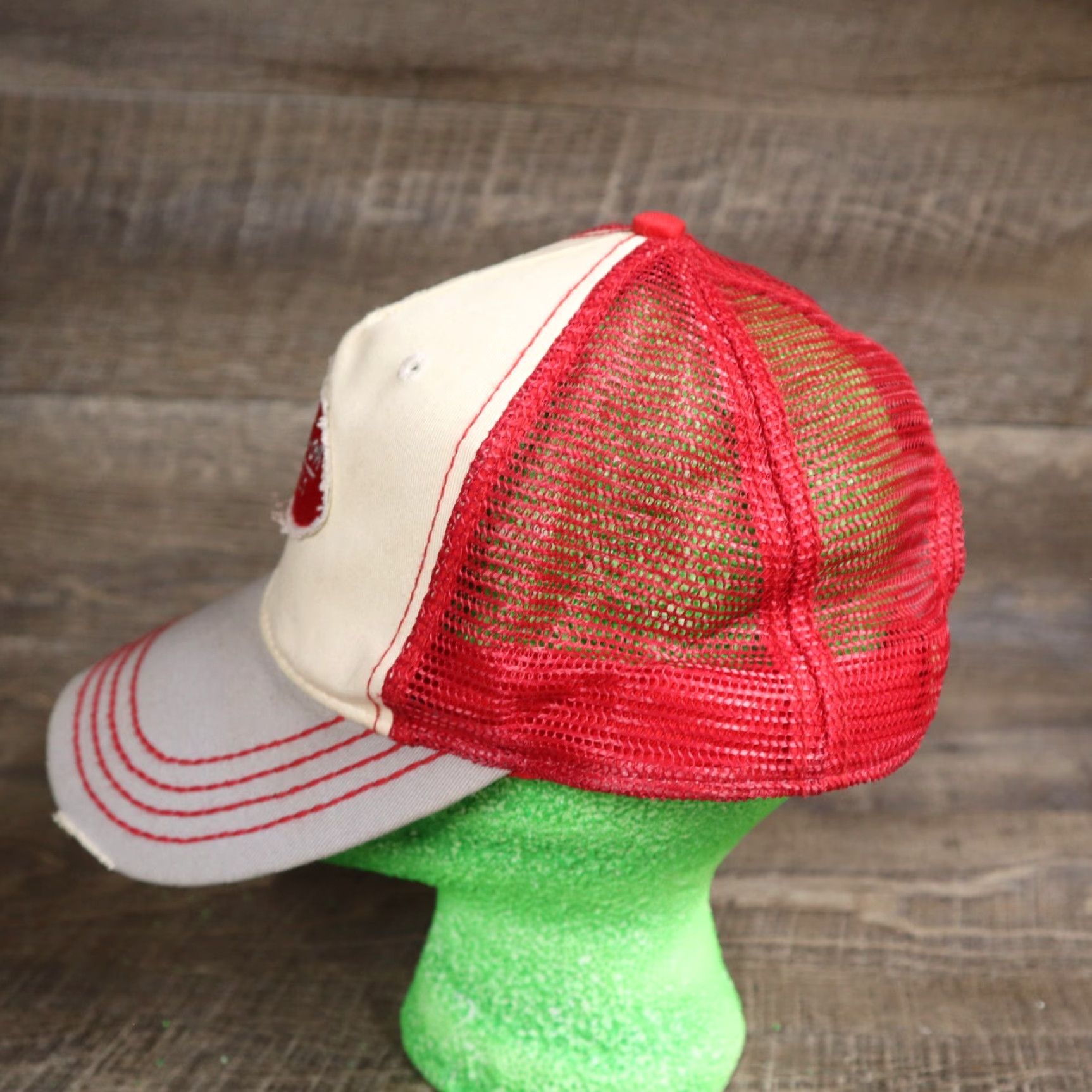 Vintage Snap-on Tools Hat Cap Baseball Cap Red White Adult Adjustable Logo Embroidered Men Hat Size ONE SIZE - 5 Thumbnail